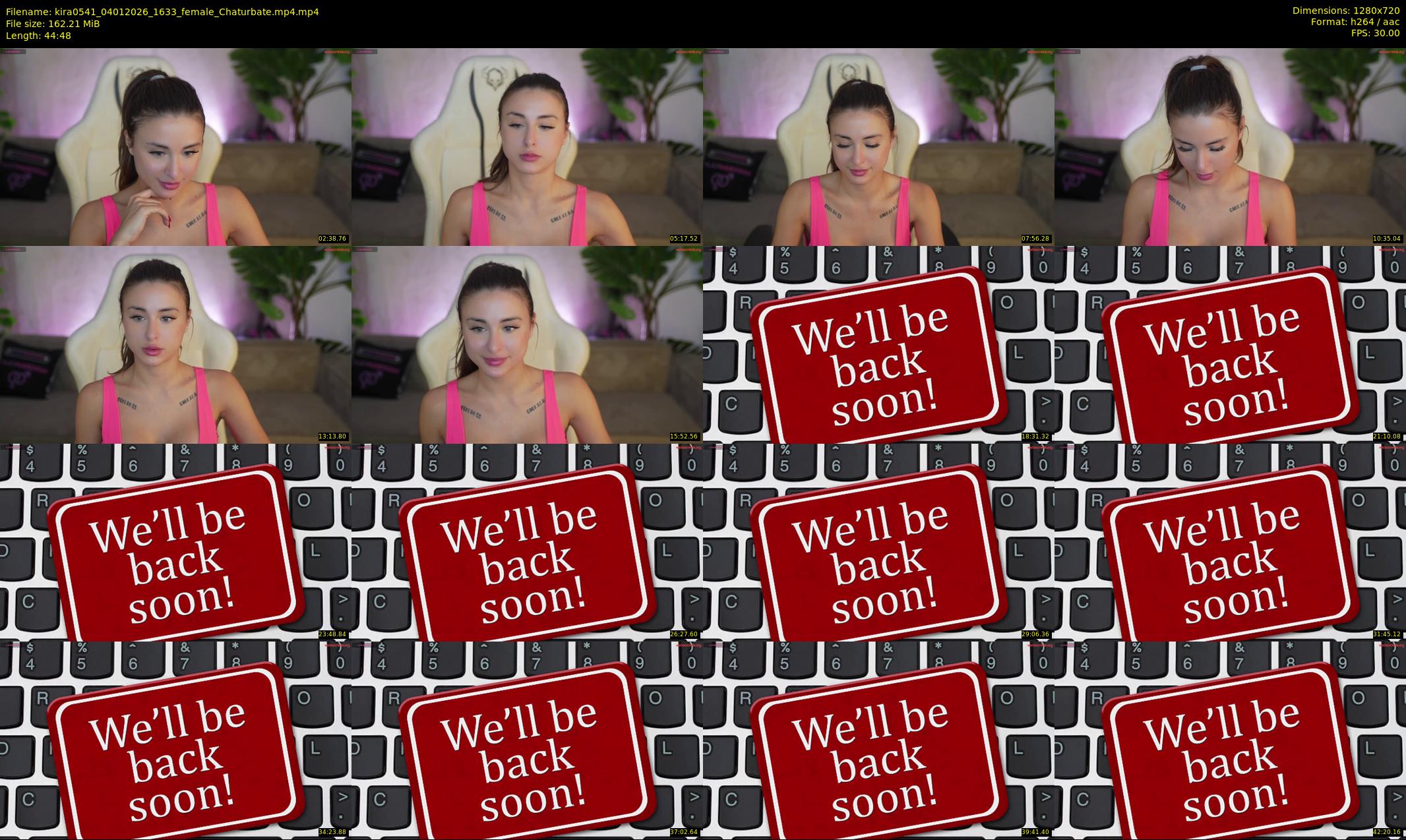 kira0541 — 45 minute Chaturbate couple cam show recording, 720p, Jan 4, 2026