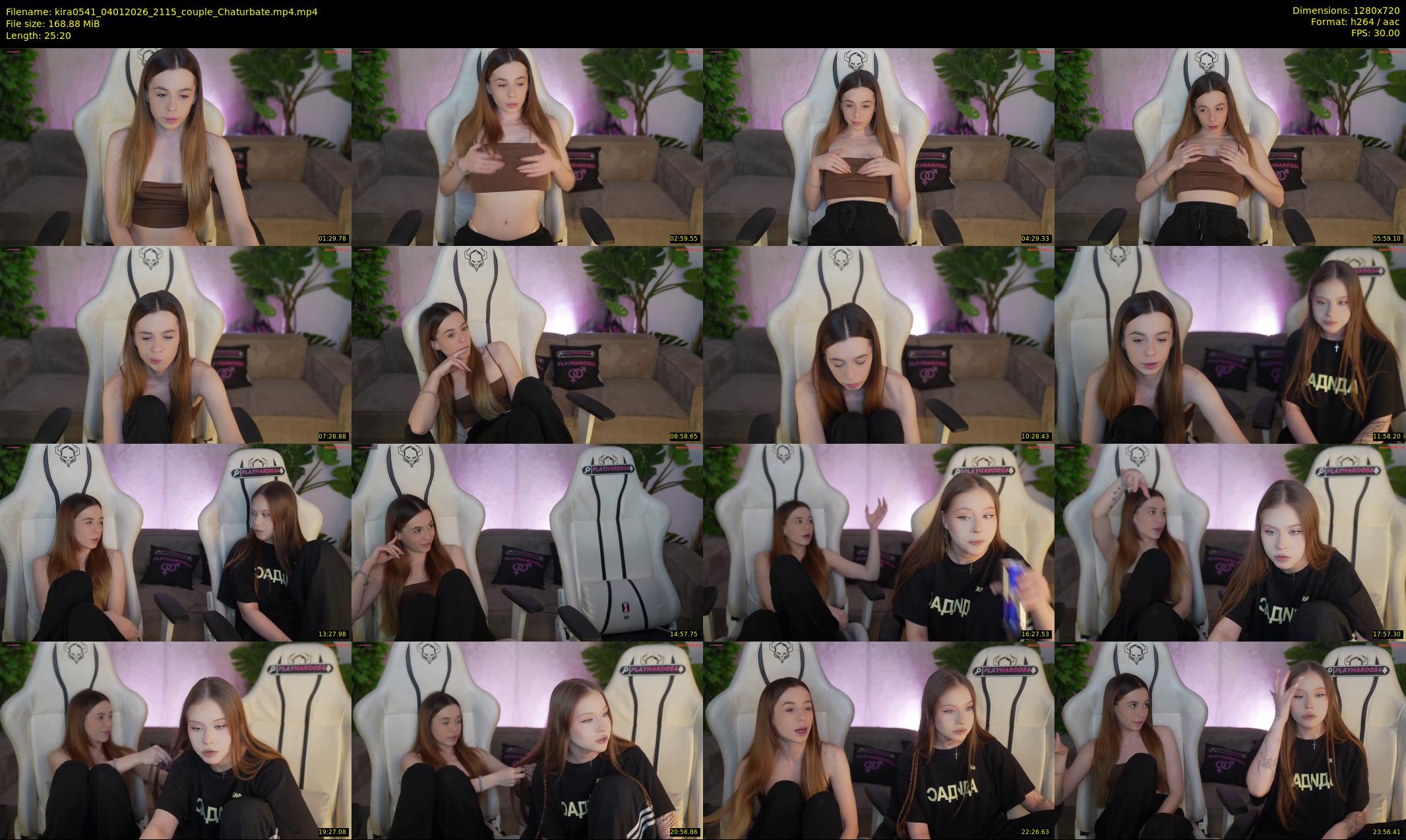 kira0541 — 26 minute Chaturbate couple cam show recording, 720p, Jan 4, 2026