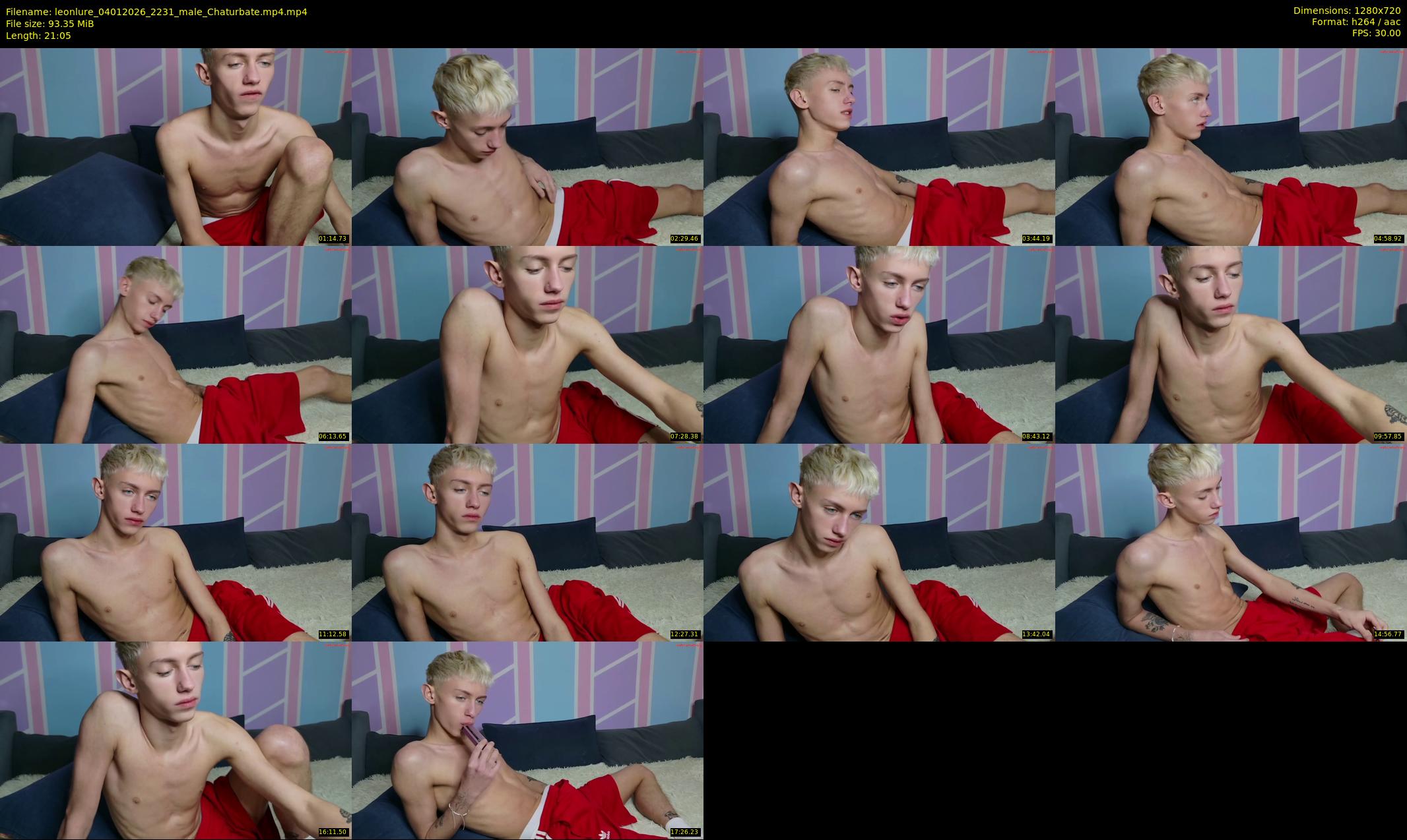 leonlure — 22 minute Chaturbate male cam show recording, 720p, Jan 4, 2026