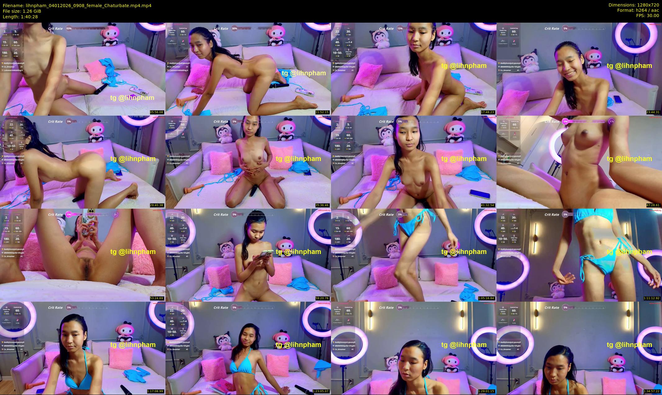 lihnpham — 101 minute Chaturbate female cam show recording, 720p, Jan 4, 2026