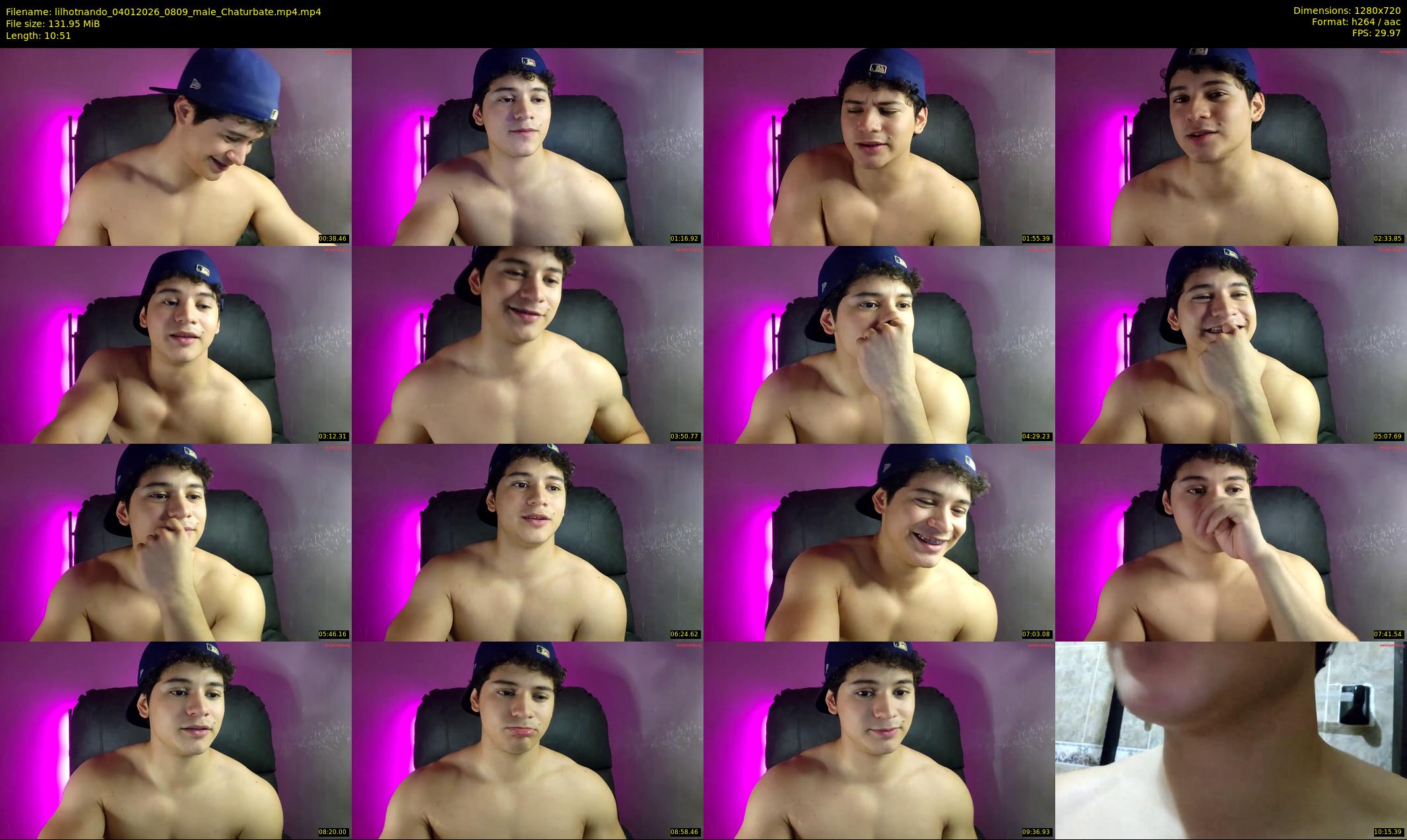 lilhotnando — 11 minute Chaturbate male cam show recording, 720p, Jan 4, 2026