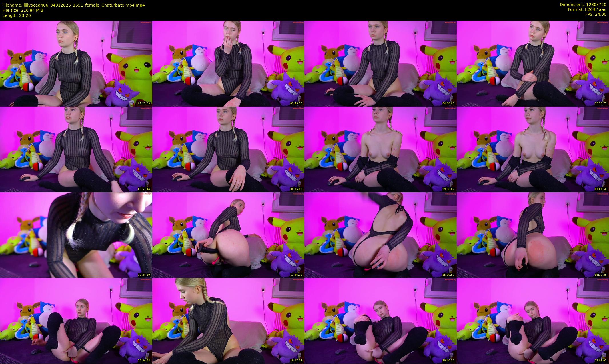 lillyocean06 — 24 minute Chaturbate female cam show recording, 720p, Jan 4, 2026