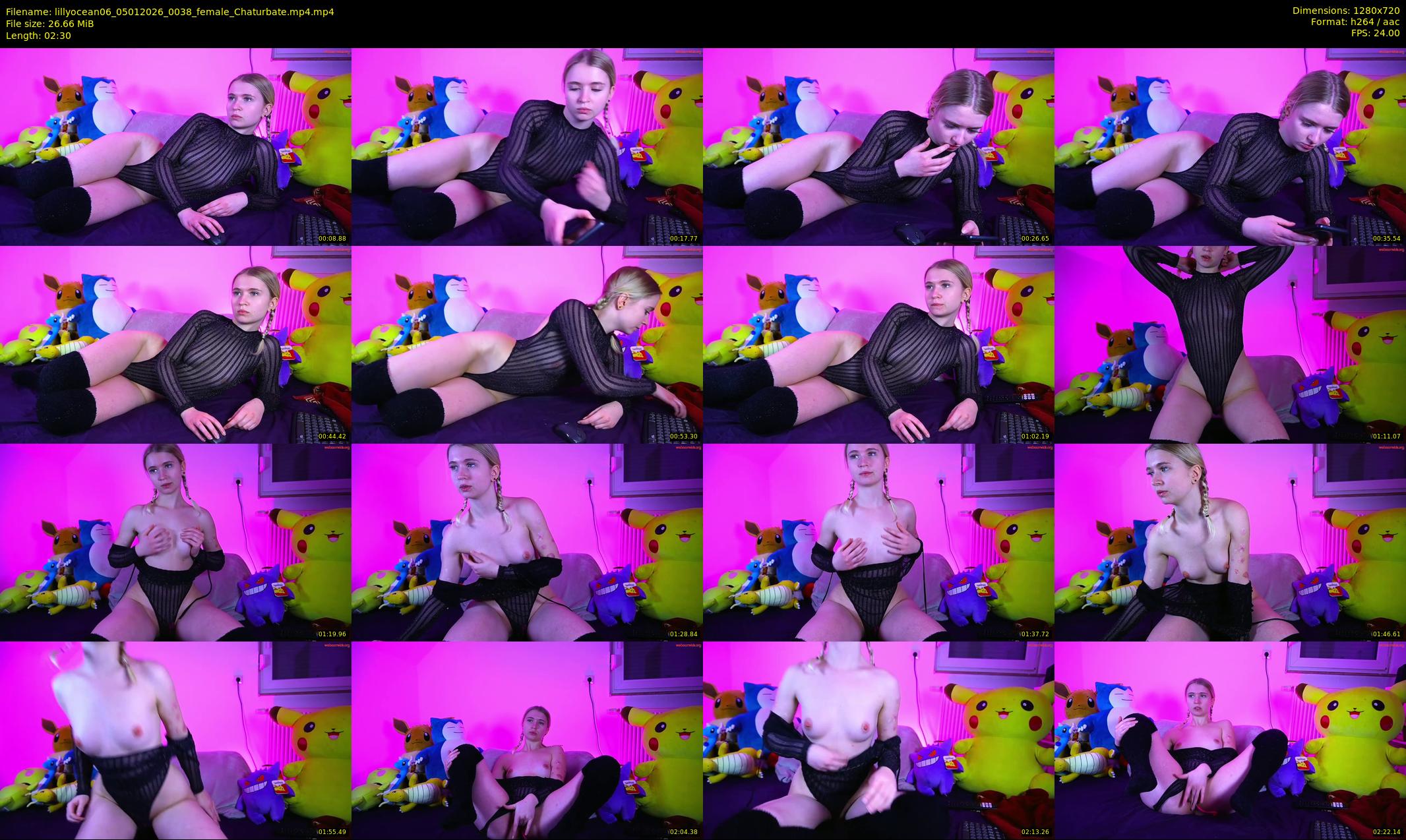 lillyocean06 — 3 minute Chaturbate female cam show recording, 720p, Jan 5, 2026