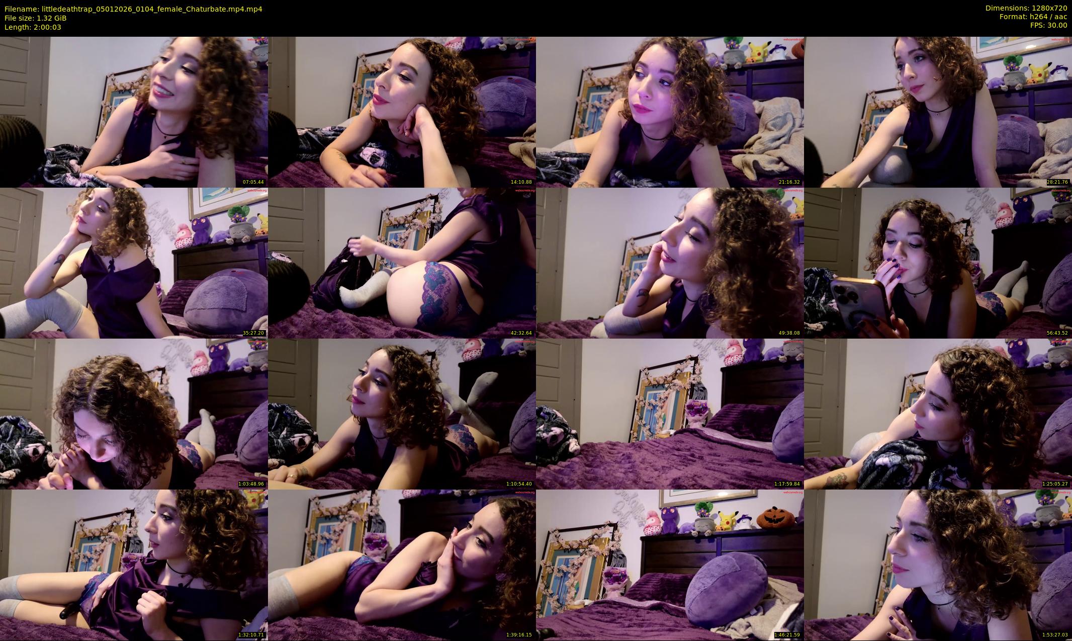 littledeathtrap — 121 minute Chaturbate female cam show recording, 720p, Jan 5, 2026