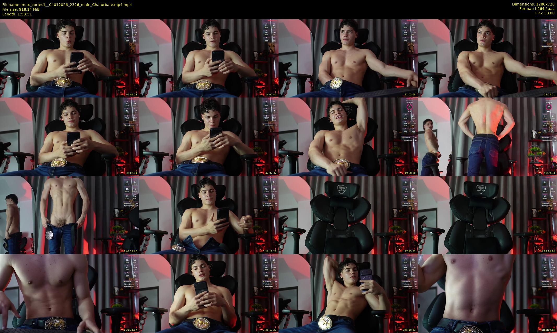 max_cortes1_ — 119 minute Chaturbate male cam show recording, 720p, Jan 4, 2026