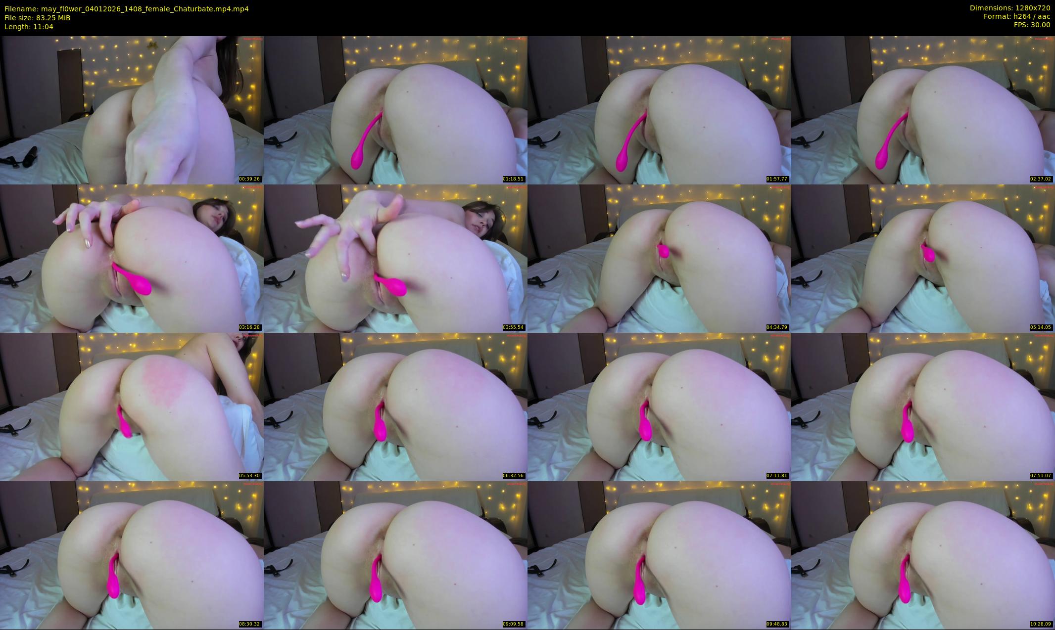 may_fl0wer — 12 minute Chaturbate female cam show recording, 720p, Jan 4, 2026