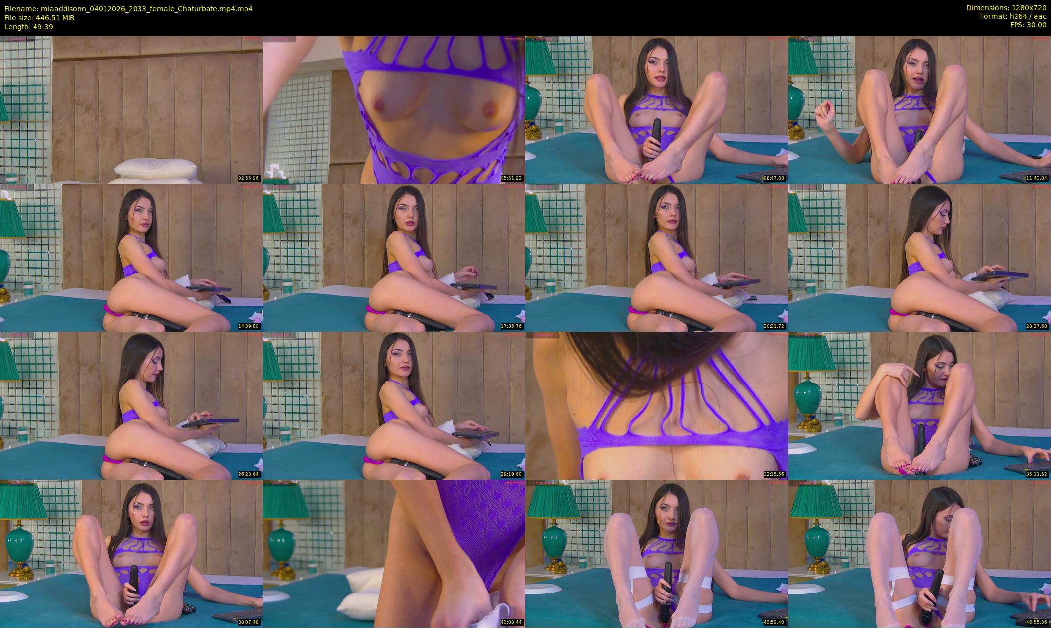 miaaddisonn — 50 minute Chaturbate female cam show recording, 720p, Jan 4, 2026