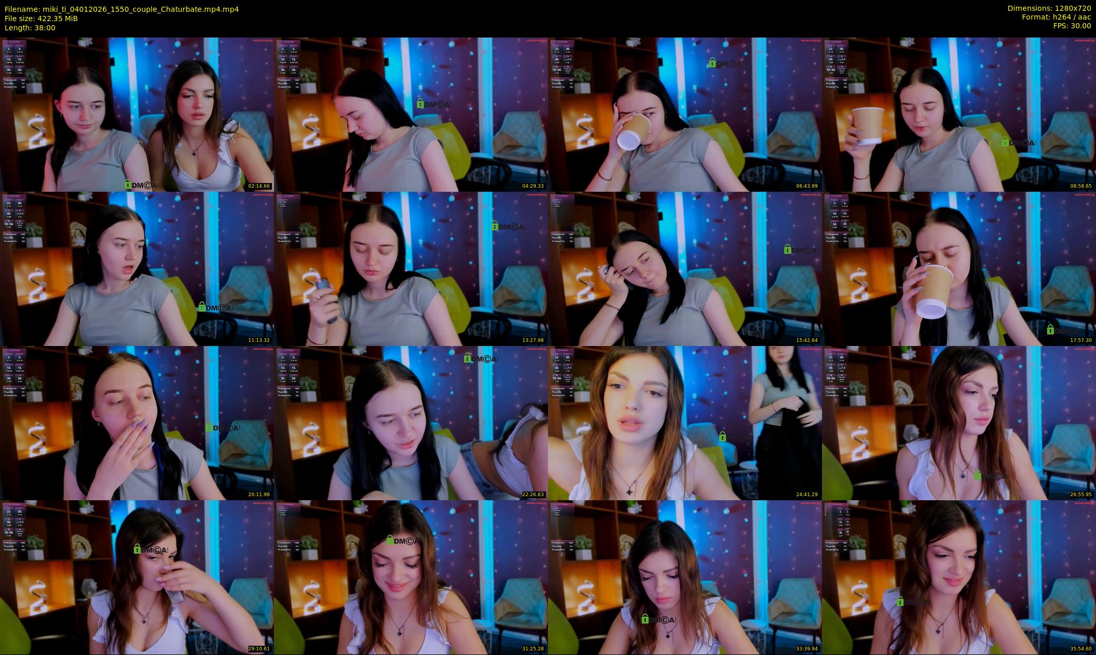 miki_ti — 38 minute Chaturbate female cam show recording, 720p, Jan 4, 2026
