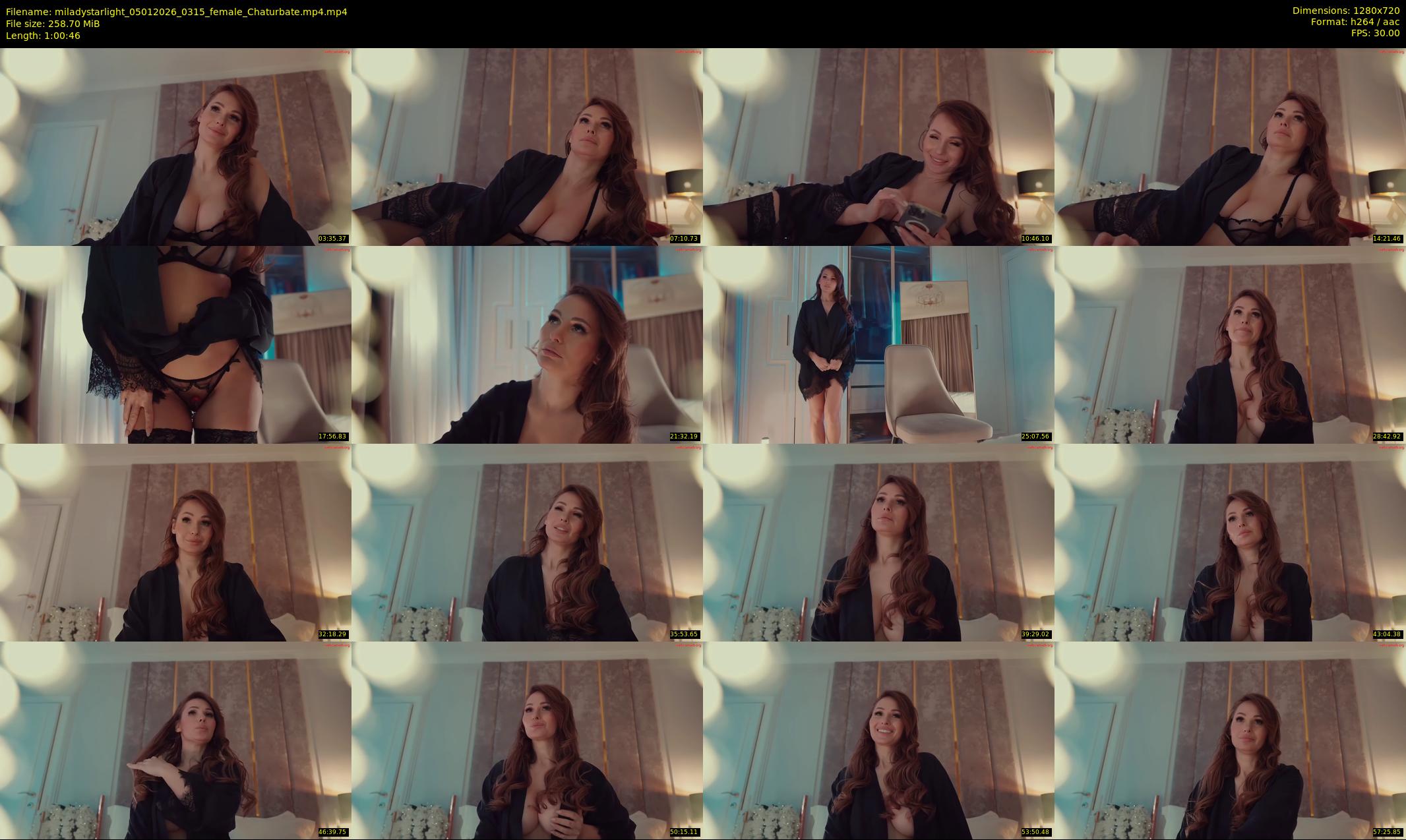 miladystarlight — 61 minute Chaturbate female cam show recording, 720p, Jan 5, 2026