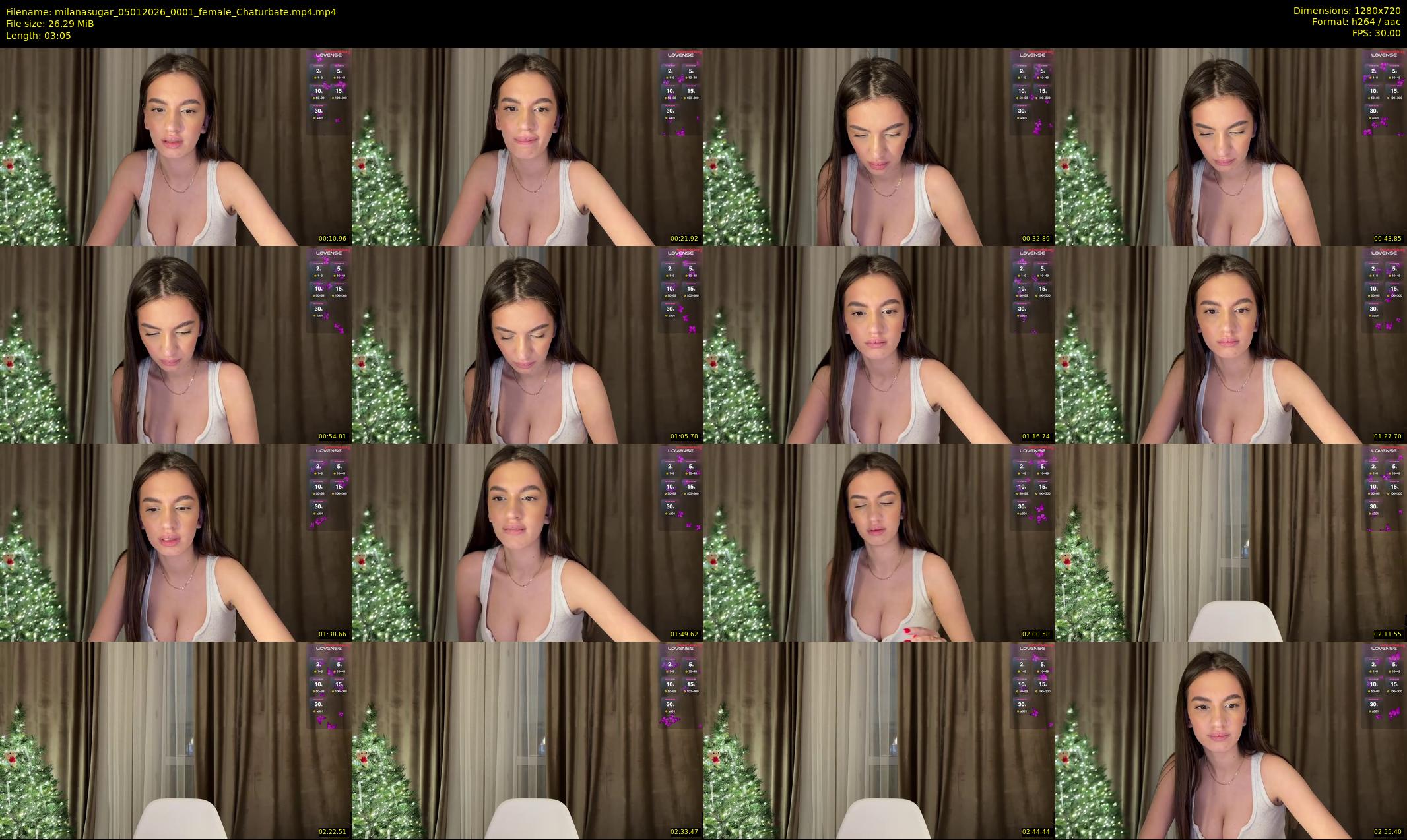 milanasugar — 4 minute Chaturbate couple cam show recording, 720p, Jan 5, 2026