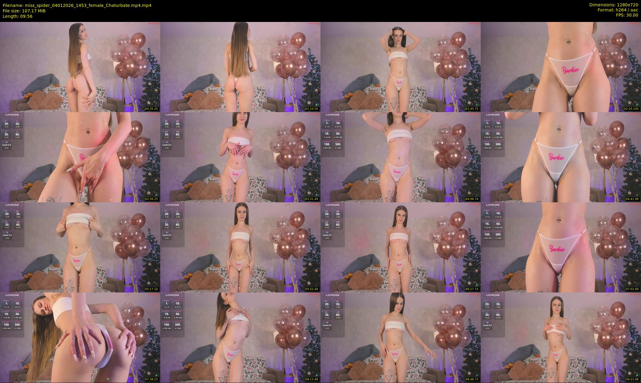 miss_spider — 10 minute Chaturbate female cam show recording, 720p, Jan 4, 2026