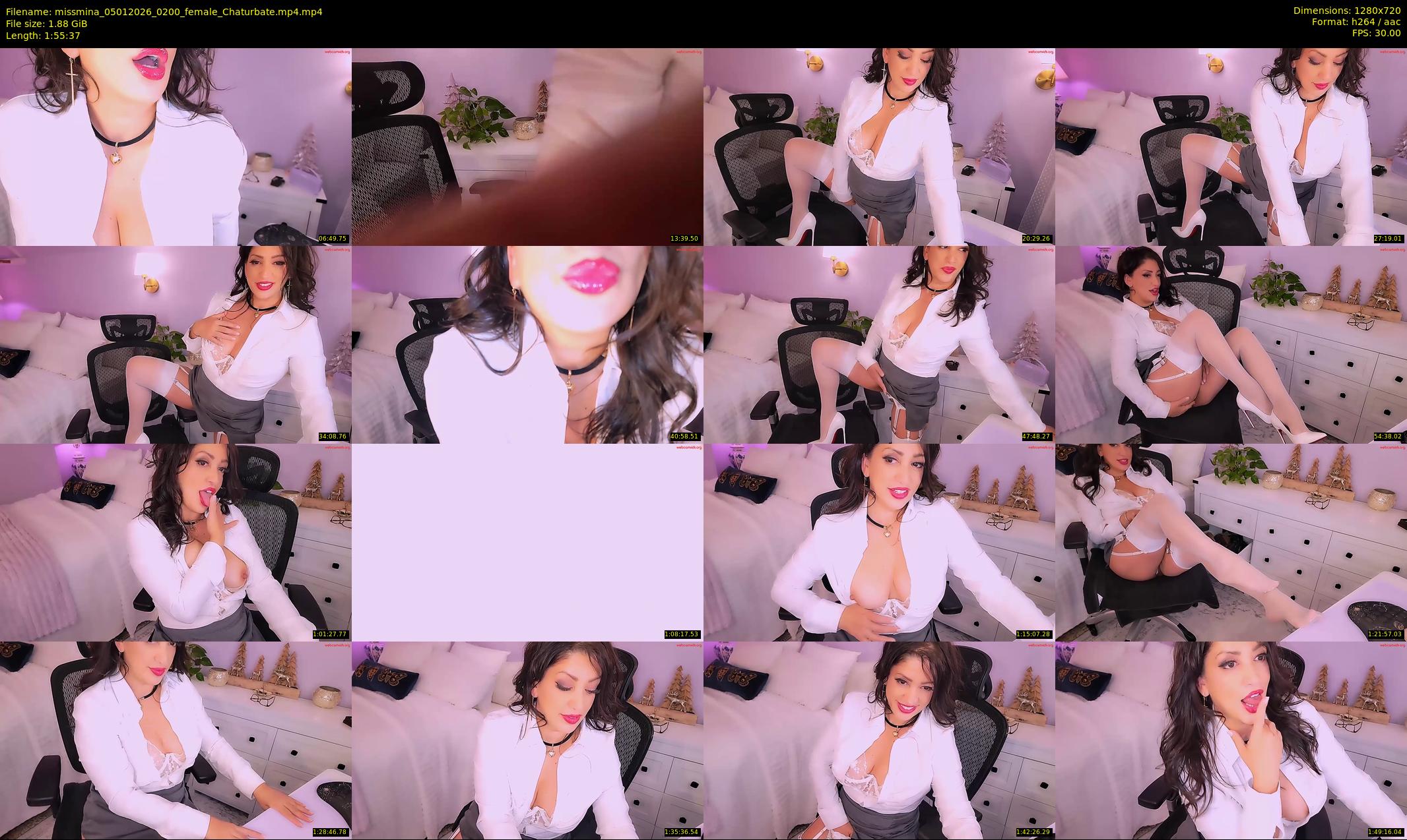 missmina — 116 minute Chaturbate female cam show recording, 720p, Jan 5, 2026