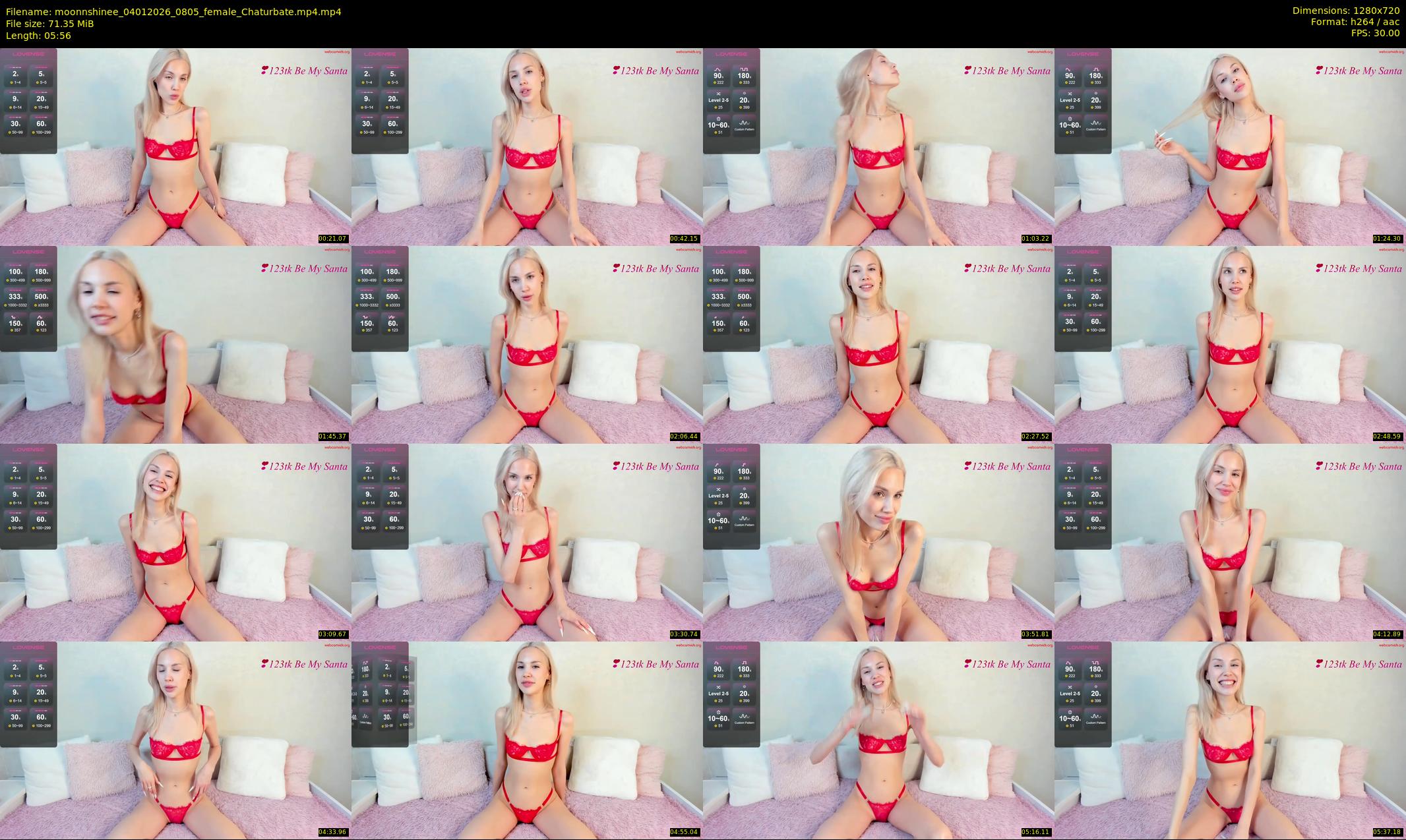 moonnshinee — 6 minute Chaturbate female cam show recording, 720p, Jan 4, 2026