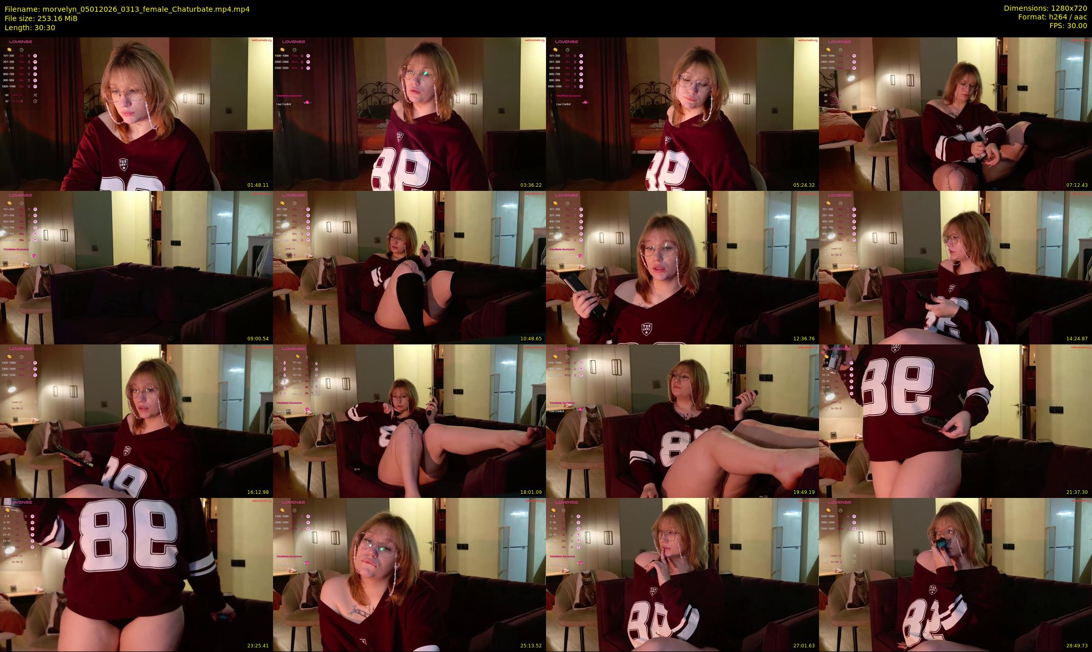 morvelyn — 31 minute Chaturbate female cam show recording, 720p, Jan 5, 2026