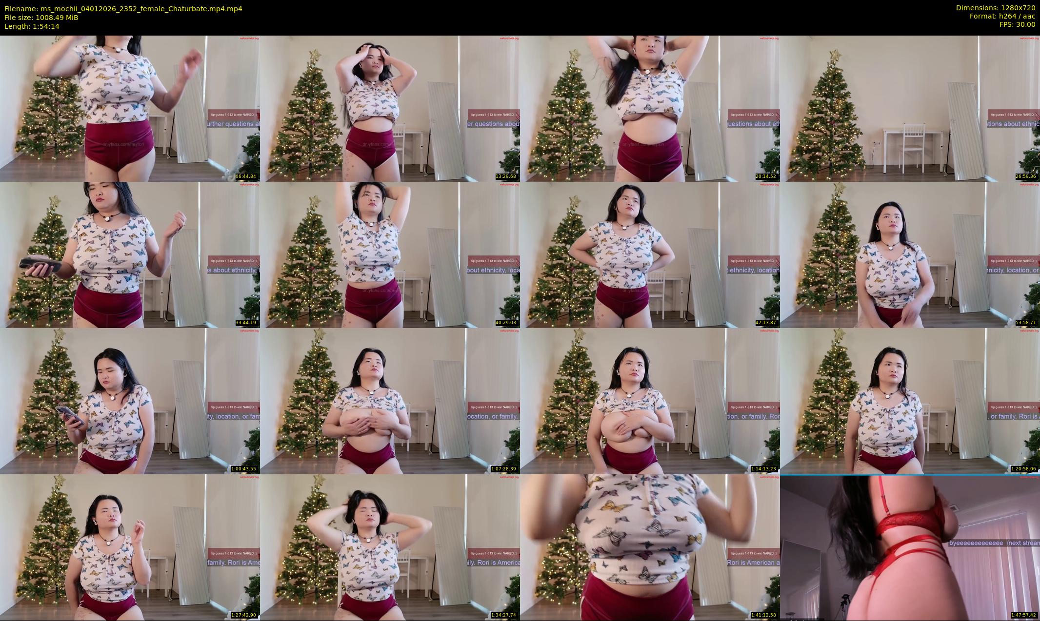 ms_mochii — 115 minute Chaturbate female cam show recording, 720p, Jan 4, 2026