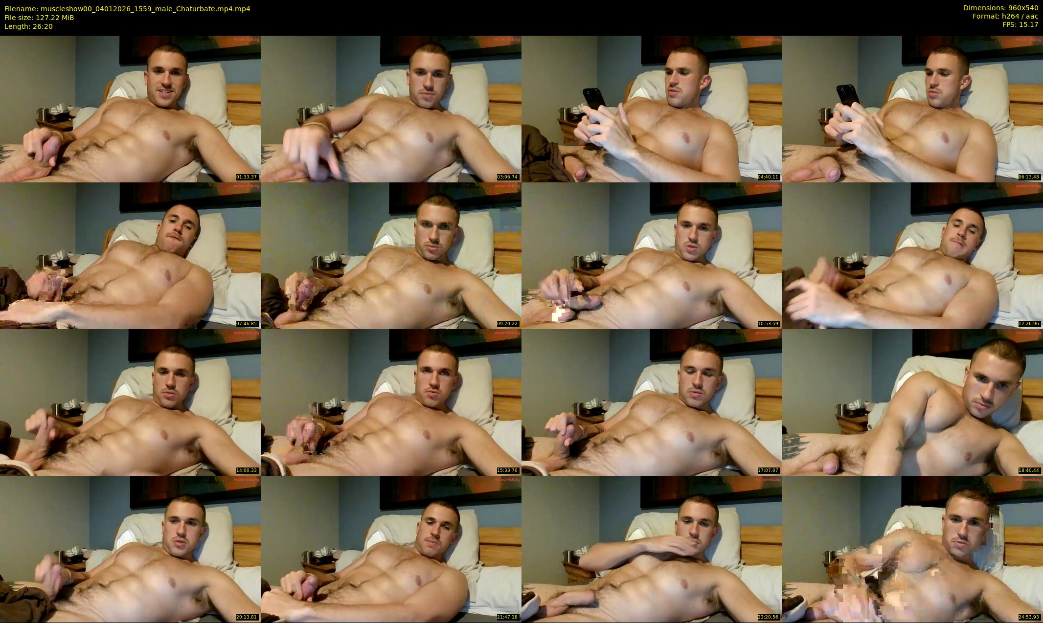muscleshow00 — 27 minute Chaturbate male cam show recording, 480p, Jan 4, 2026