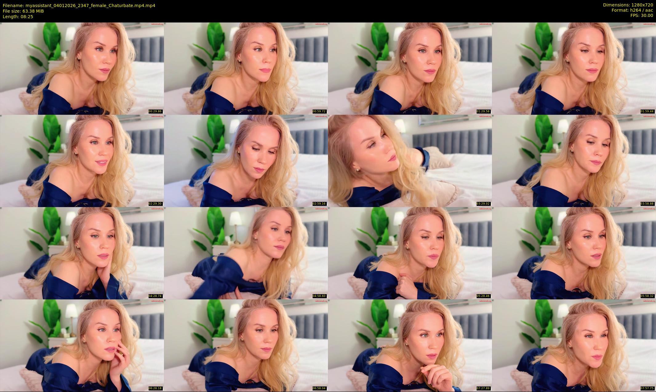 myassistant — 9 minute Chaturbate female cam show recording, 720p, Jan 4, 2026