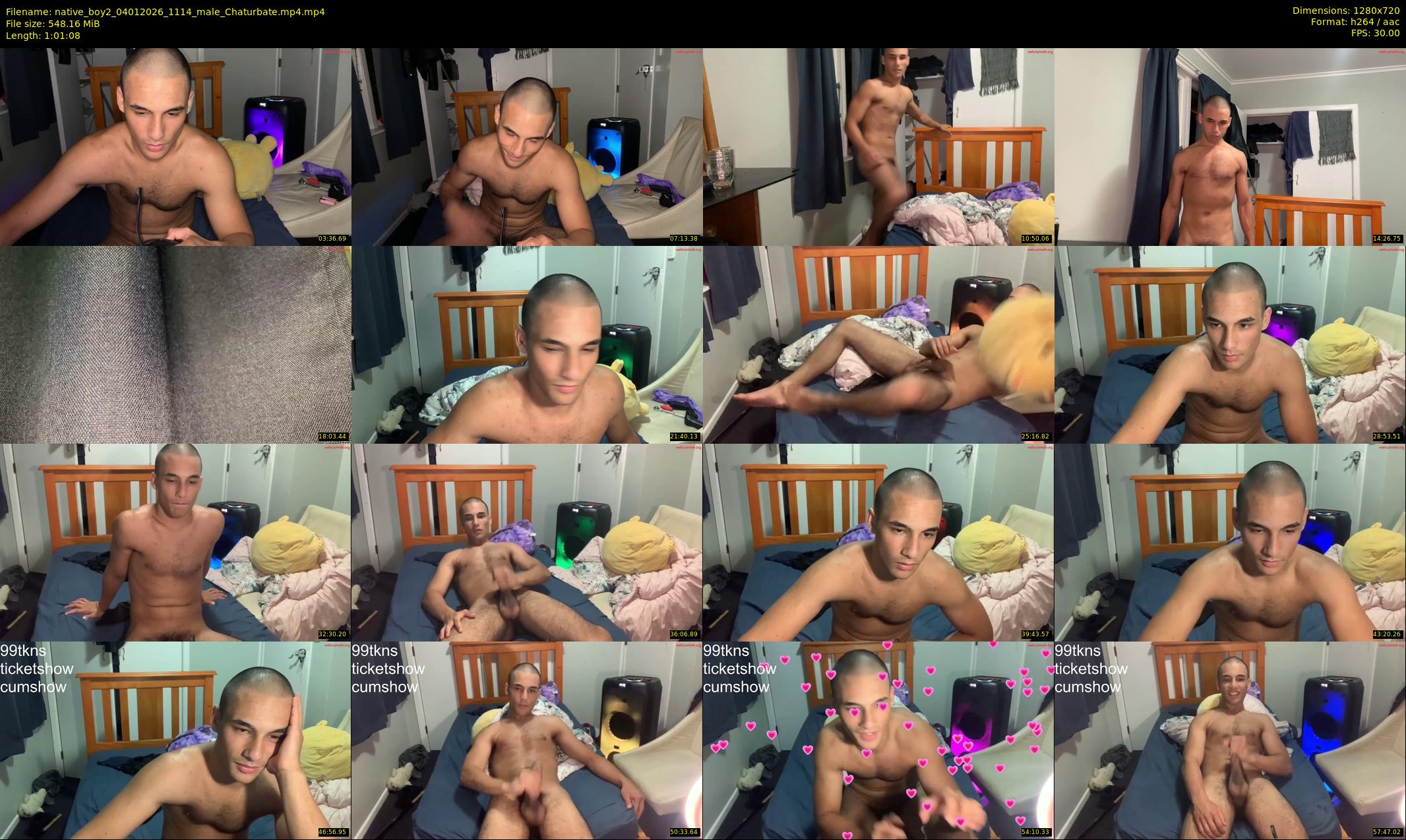 native_boy2 — 62 minute Chaturbate male cam show recording, 720p, Jan 4, 2026