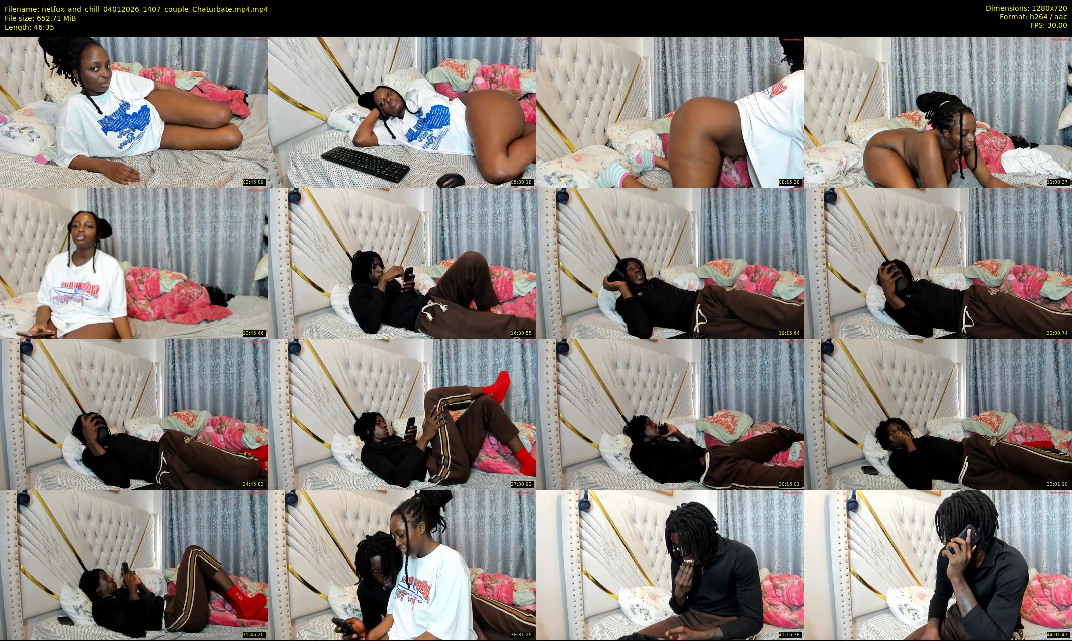 netfux_and_chill — 47 minute Chaturbate couple cam show recording, 720p, Jan 4, 2026
