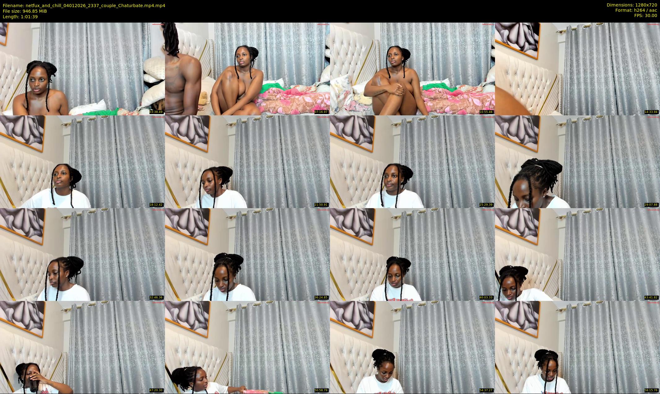 netfux_and_chill — 62 minute Chaturbate couple cam show recording, 720p, Jan 4, 2026
