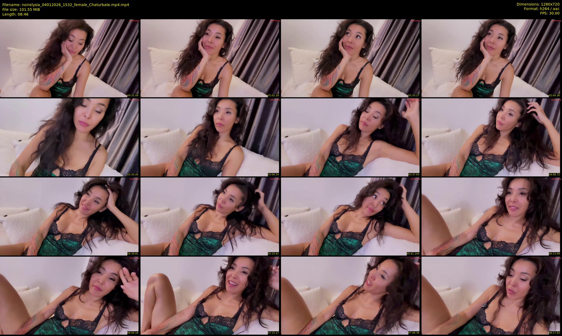 noirelysia — 9 minute Chaturbate female cam show recording, 720p, Jan 4, 2026