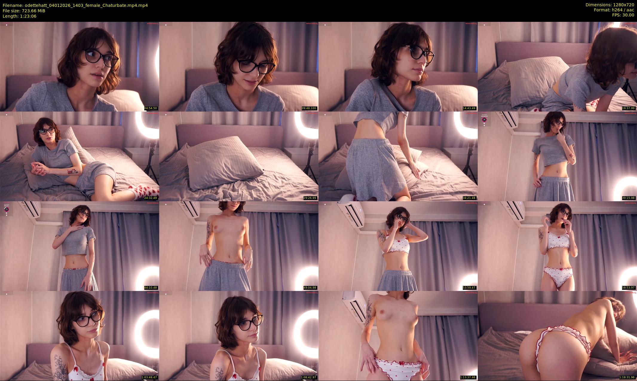 odettehatt — 84 minute Chaturbate female cam show recording, 720p, Jan 4, 2026
