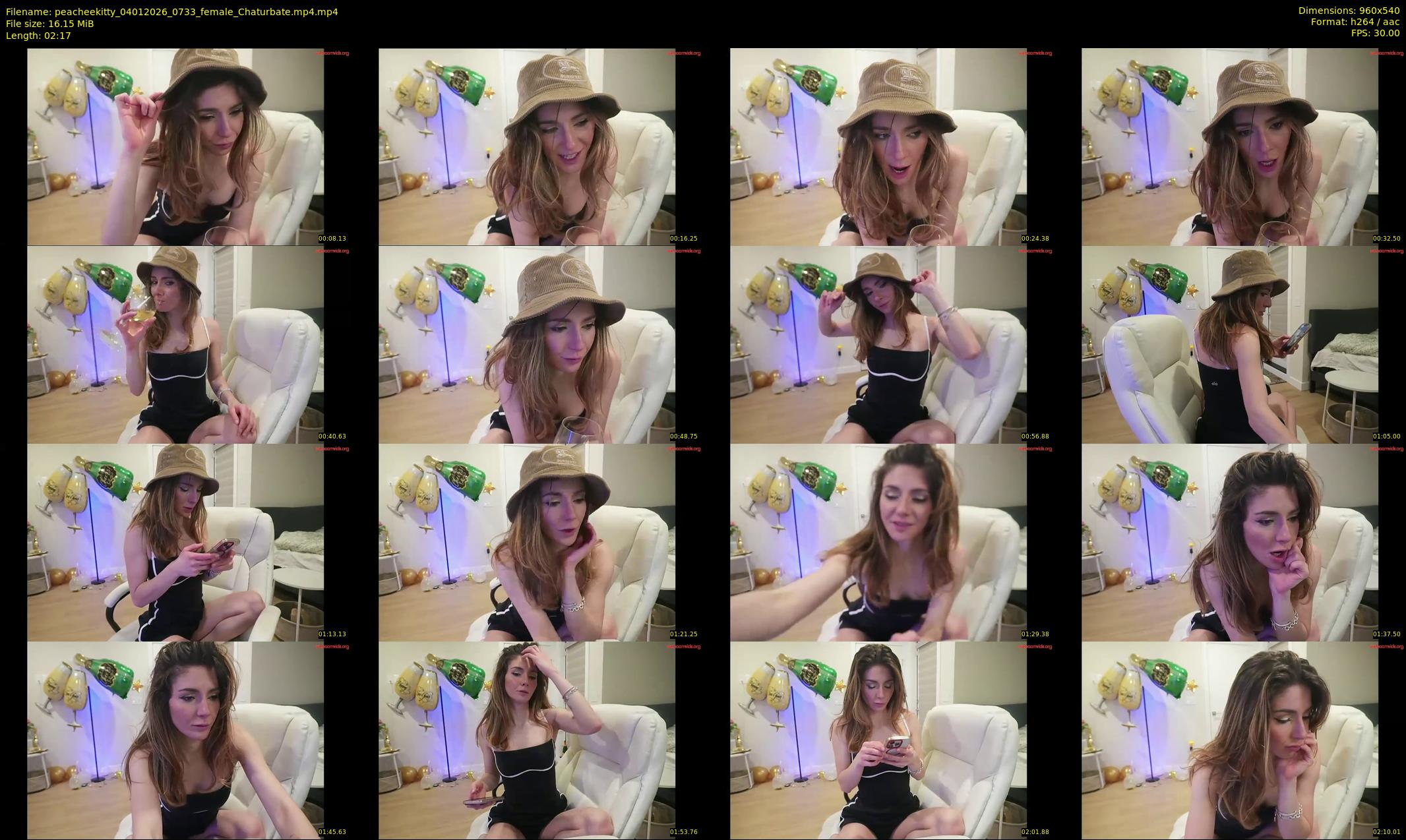 peacheekitty — 3 minute Chaturbate female cam show recording, 480p, Jan 4, 2026