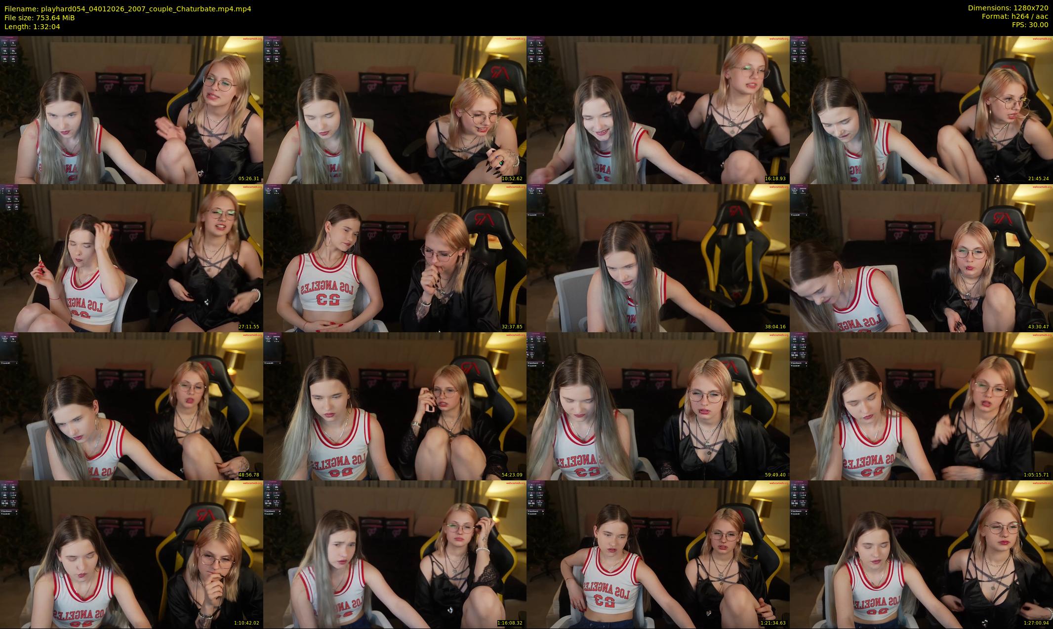playhard054 — 93 minute Chaturbate couple cam show recording, 720p, Jan 4, 2026