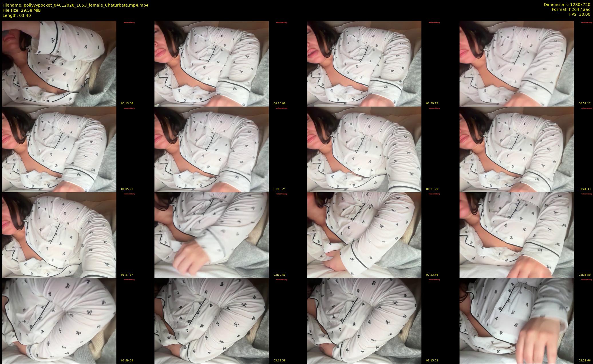 pollyyypocket — 4 minute Chaturbate female cam show recording, 720p, Jan 4, 2026