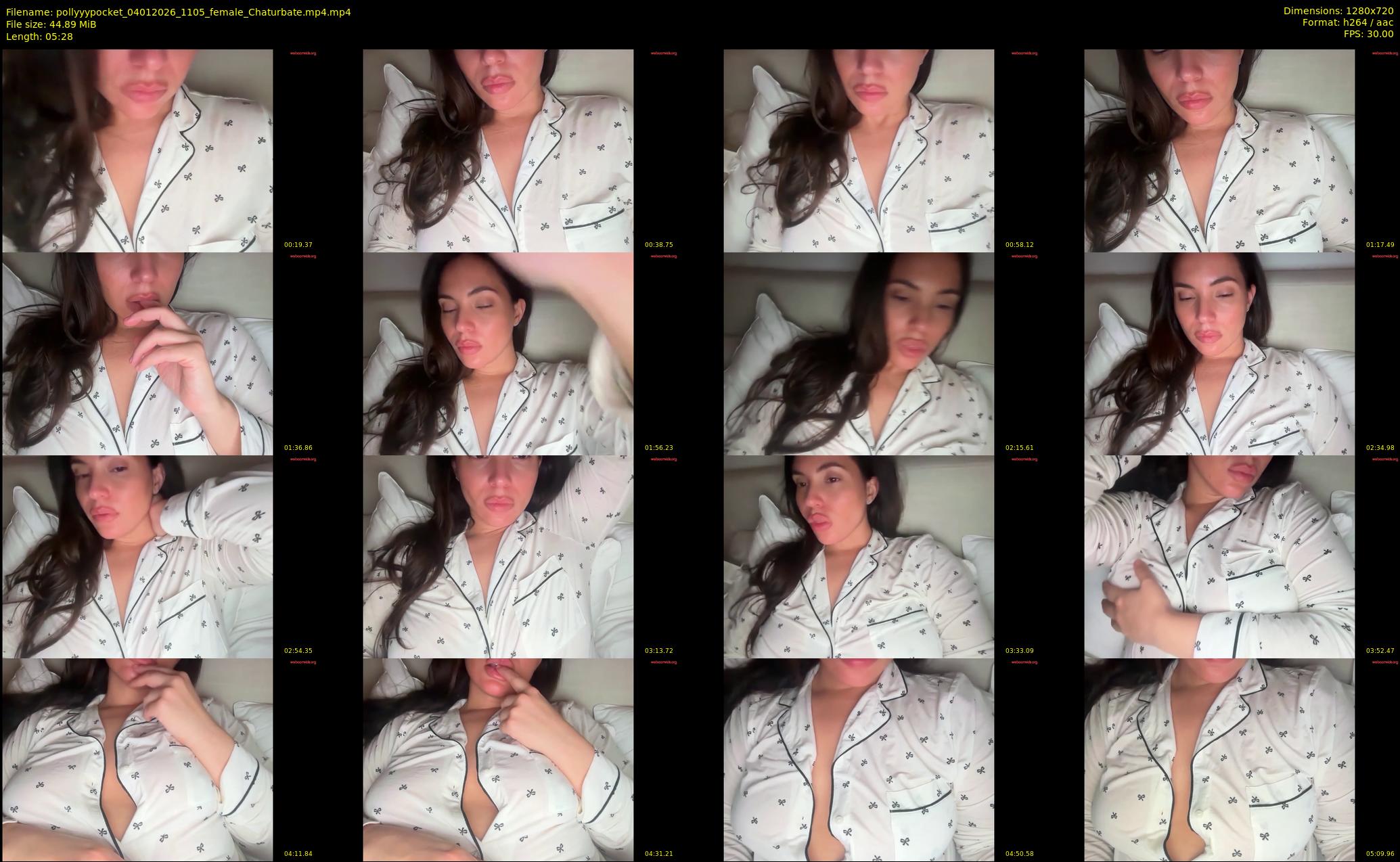 pollyyypocket — 6 minute Chaturbate female cam show recording, 720p, Jan 4, 2026