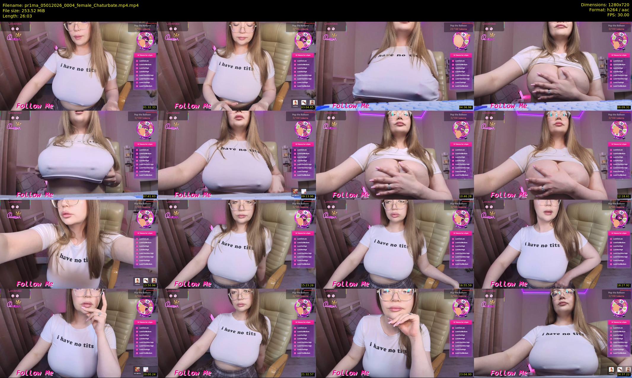 pr1ma — 27 minute Chaturbate female cam show recording, 720p, Jan 5, 2026