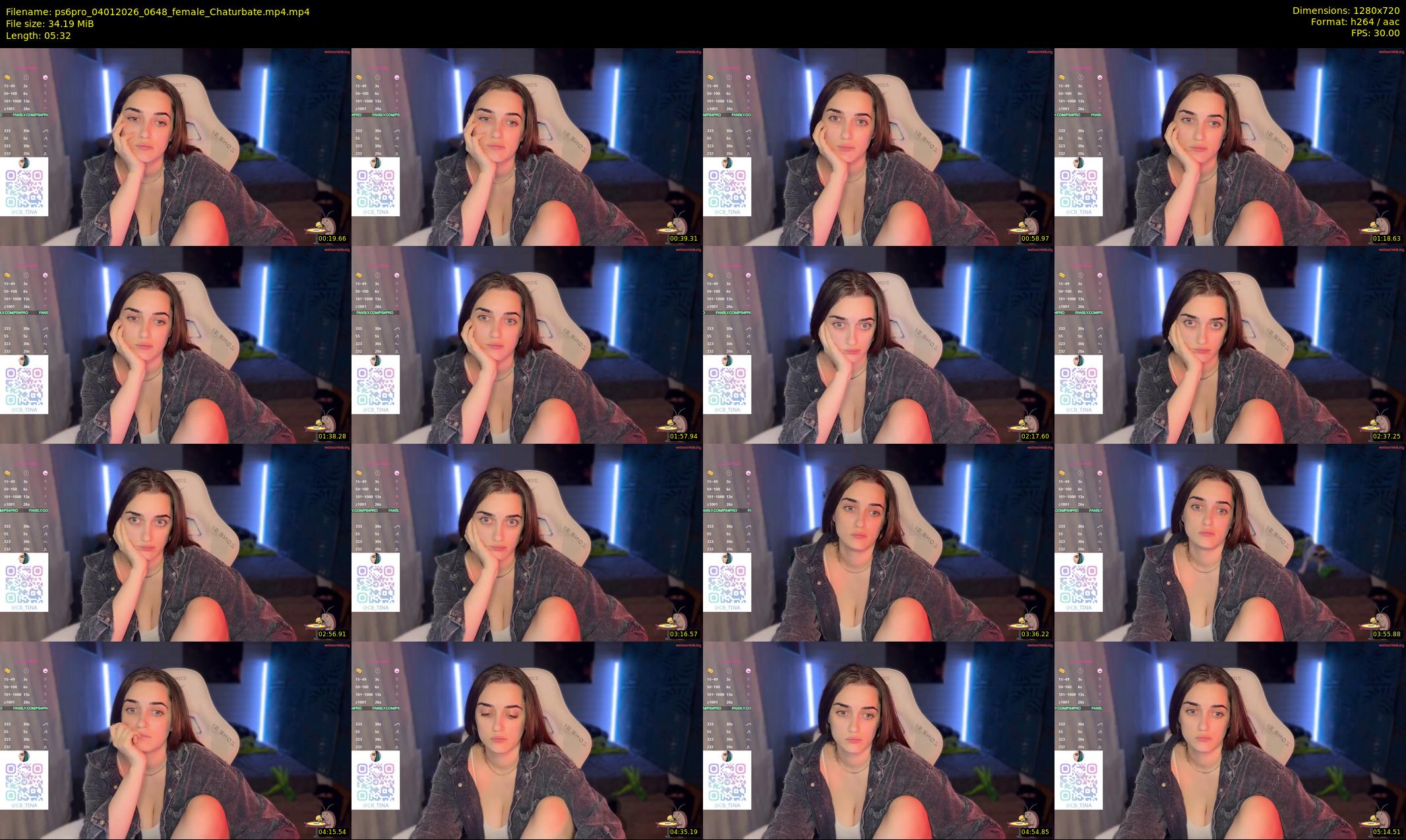ps6pro — 6 minute Chaturbate female cam show recording, 720p, Jan 4, 2026
