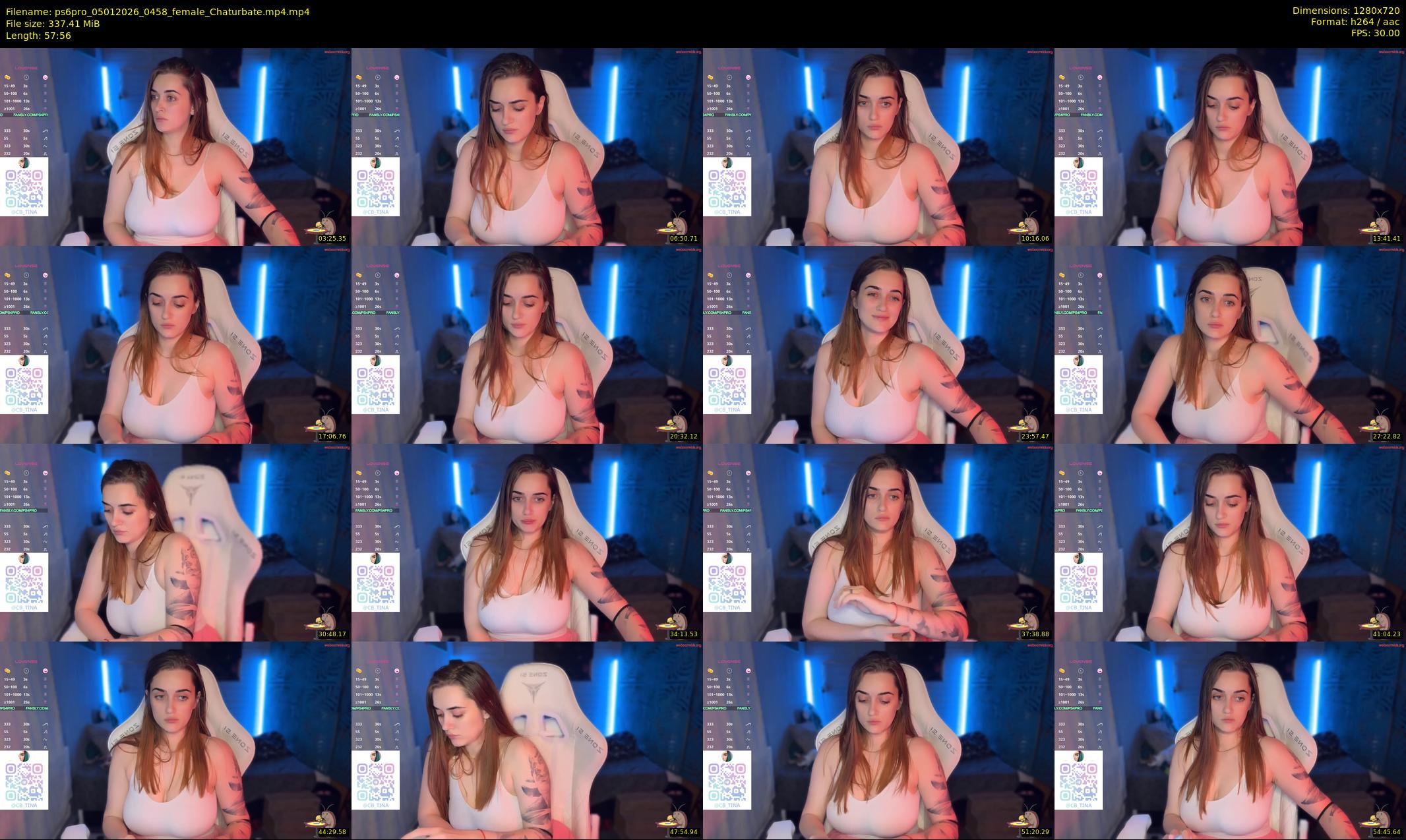 ps6pro — 58 minute Chaturbate female cam show recording, 720p, Jan 5, 2026