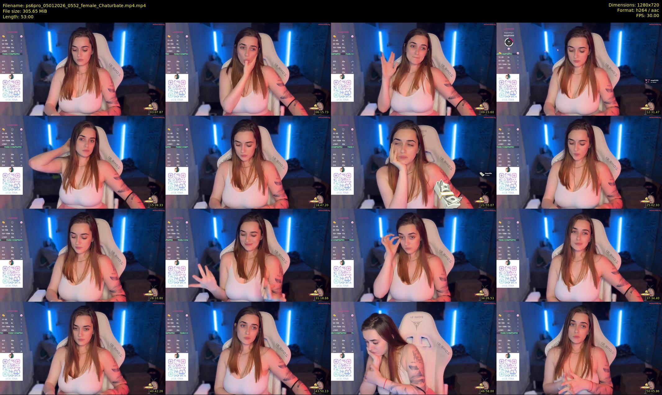 ps6pro — 53 minute Chaturbate female cam show recording, 720p, Jan 5, 2026