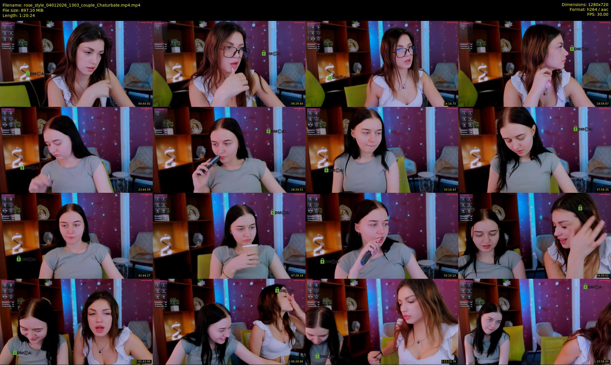 rose_style — 81 minute Chaturbate couple cam show recording, 720p, Jan 4, 2026
