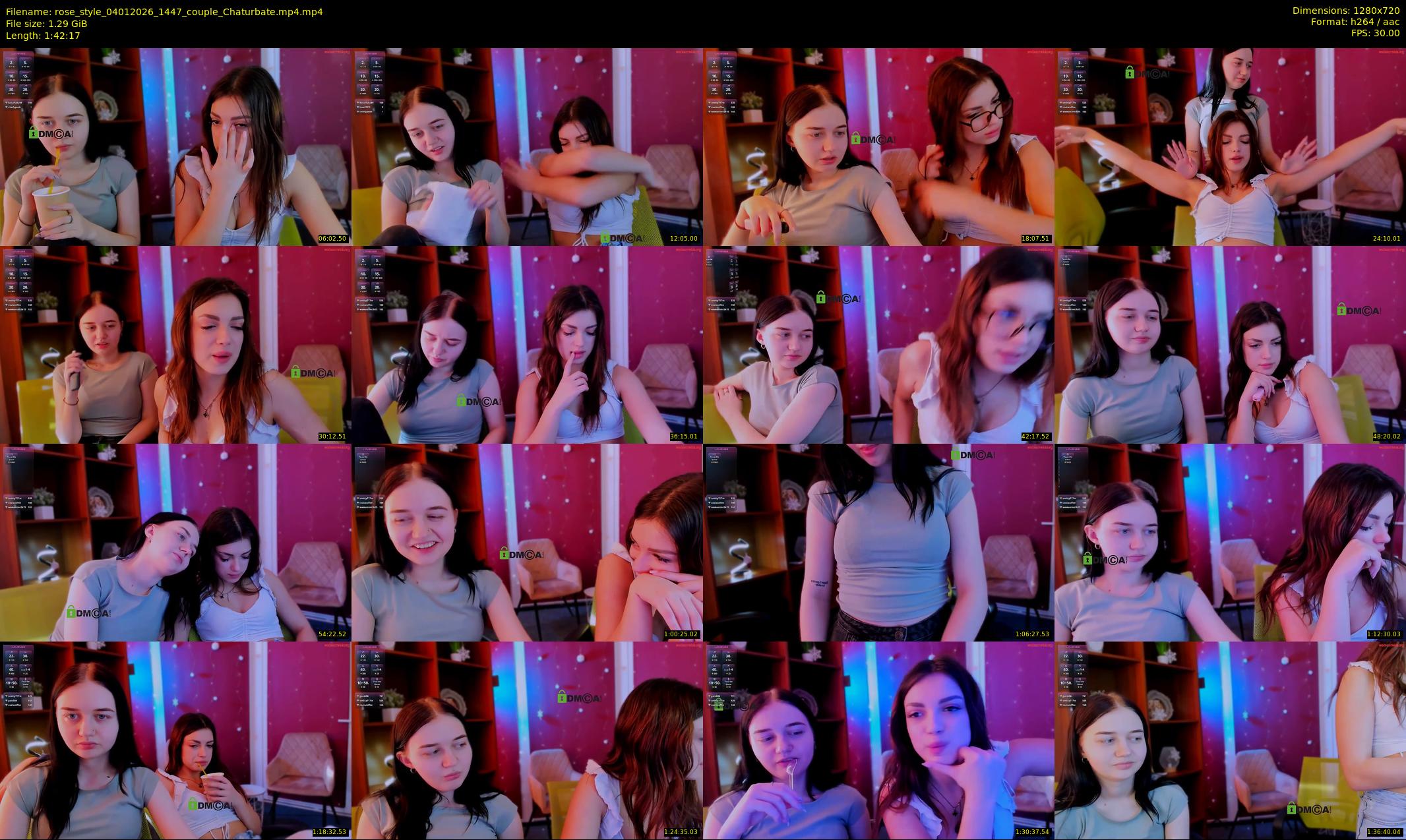 rose_style — 103 minute Chaturbate couple cam show recording, 720p, Jan 4, 2026