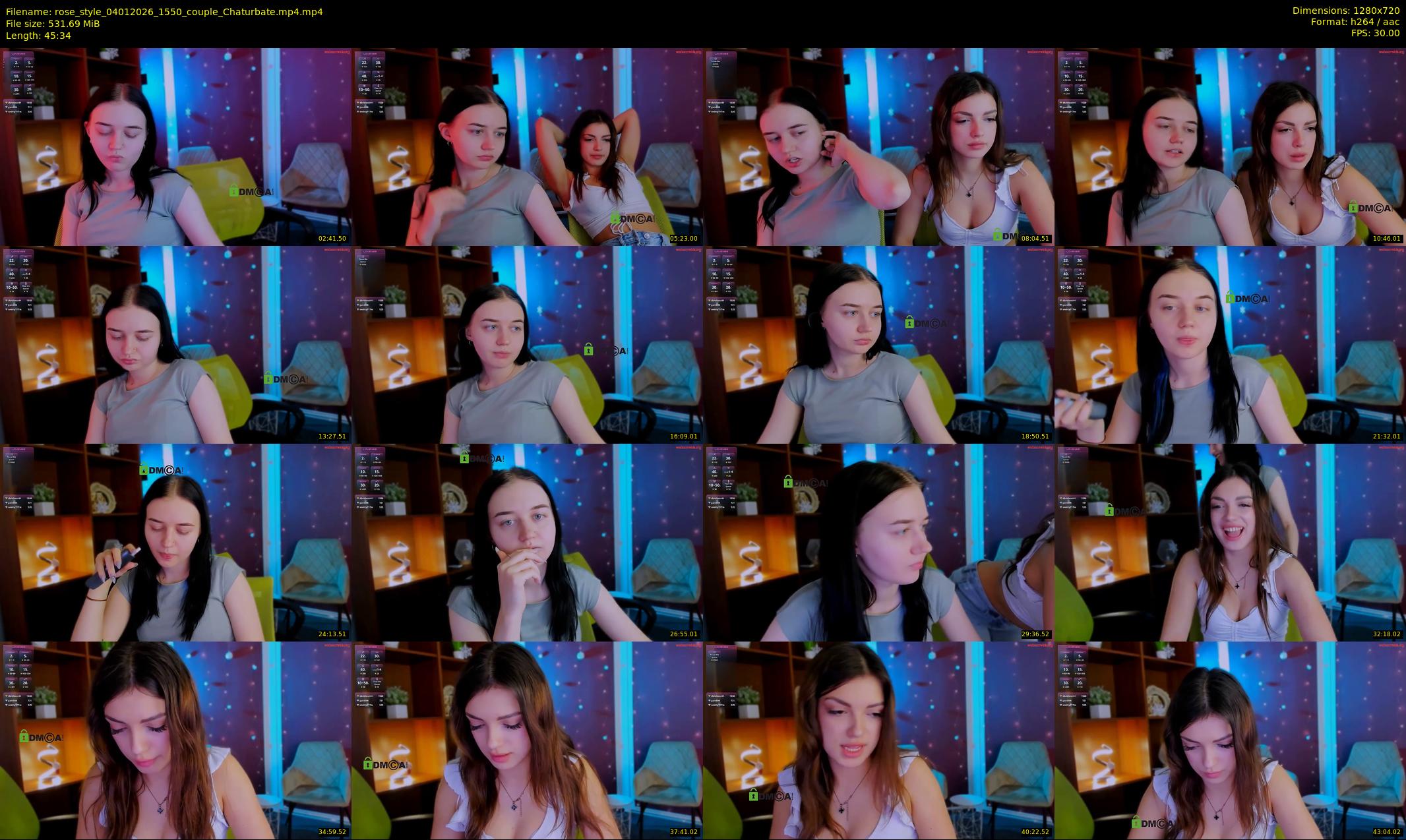 rose_style — 46 minute Chaturbate couple cam show recording, 720p, Jan 4, 2026