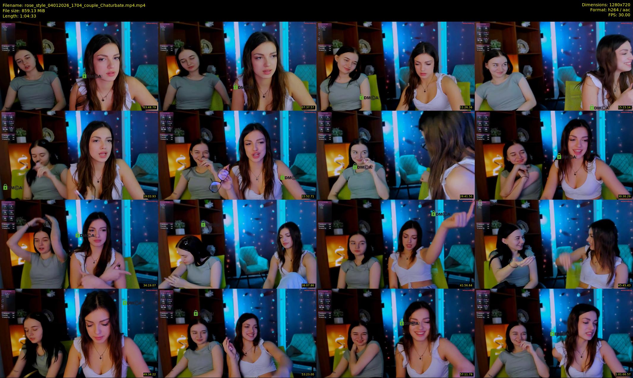 rose_style — 65 minute Chaturbate couple cam show recording, 720p, Jan 4, 2026