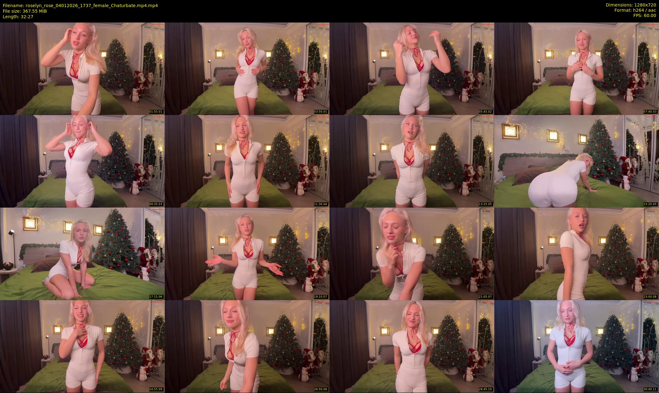 roselyn_rose — 33 minute Chaturbate female cam show recording, 720p, Jan 4, 2026