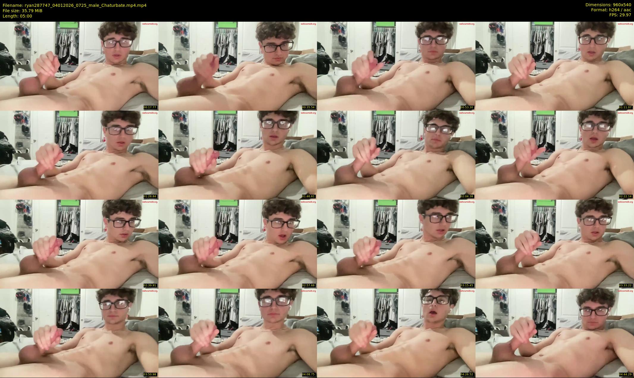 ryan287747 — 5 minute Chaturbate male cam show recording, 480p, Jan 4, 2026