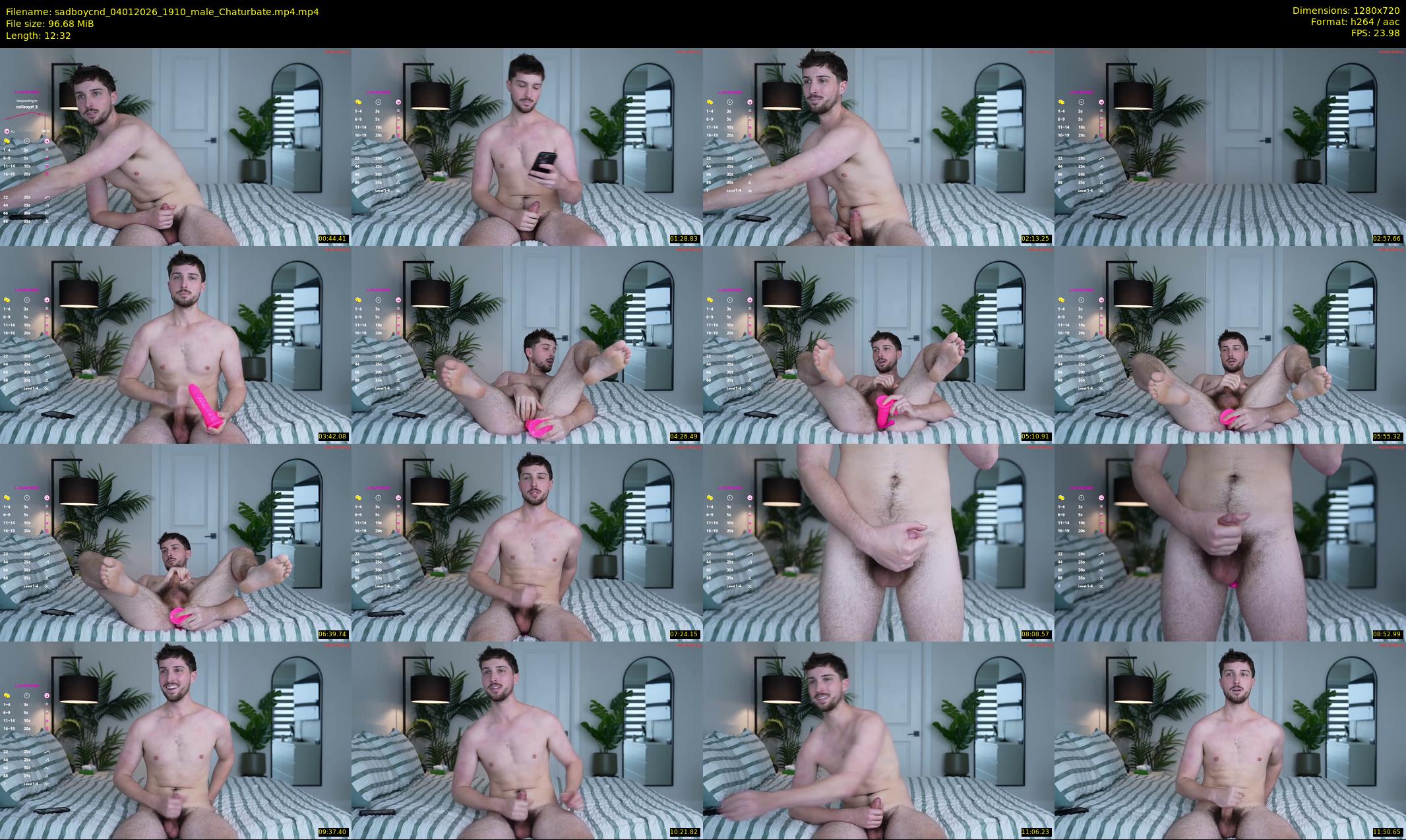 sadboycnd — 13 minute Chaturbate male cam show recording, 720p, Jan 4, 2026