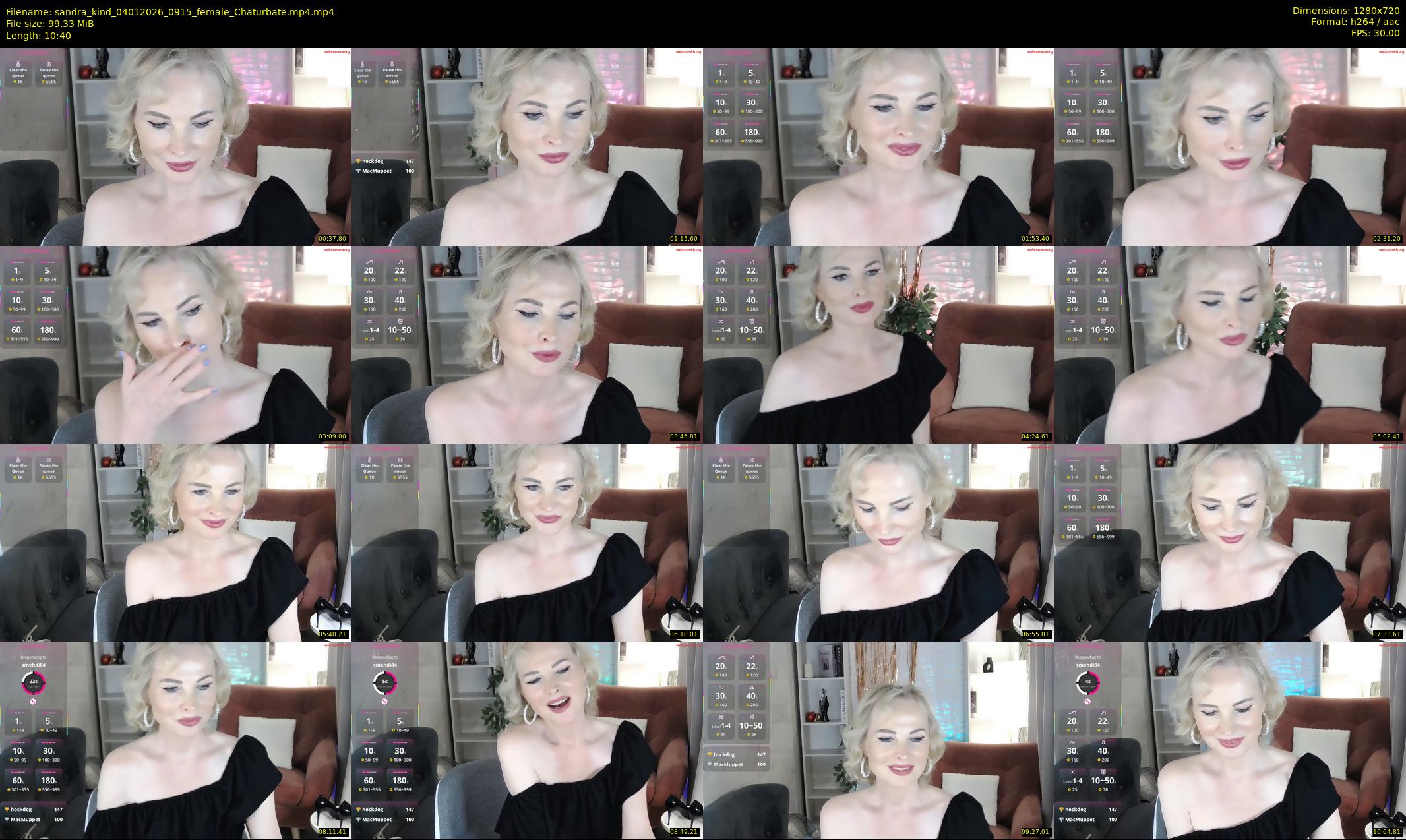 sandra_kind — 11 minute Chaturbate female cam show recording, 720p, Jan 4, 2026