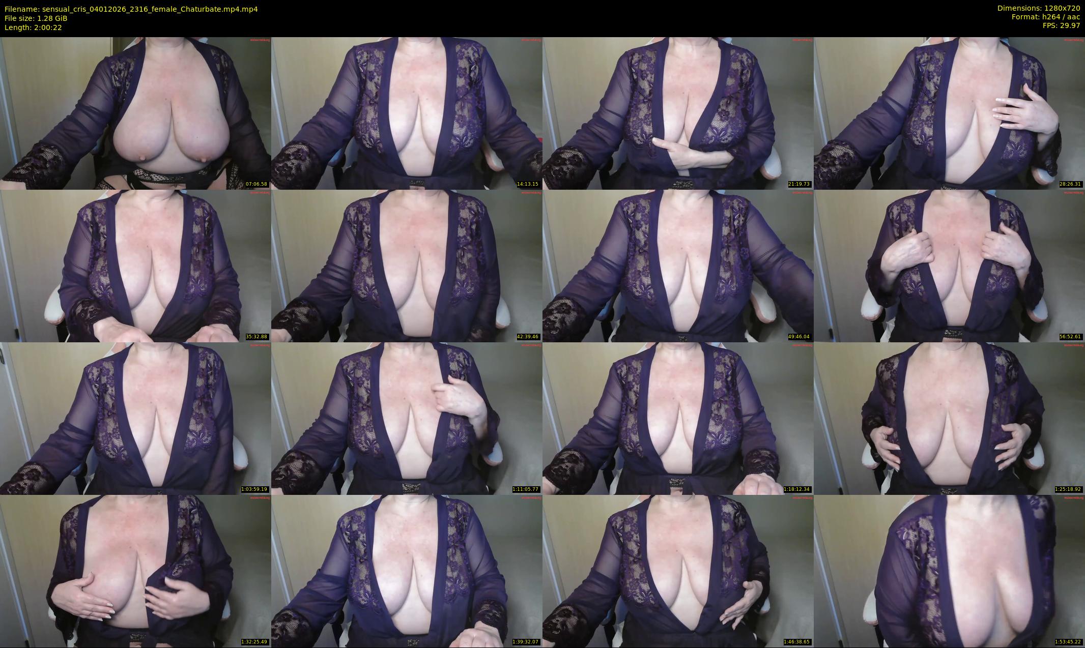 sensual_cris — 121 minute Chaturbate female cam show recording, 720p, Jan 4, 2026