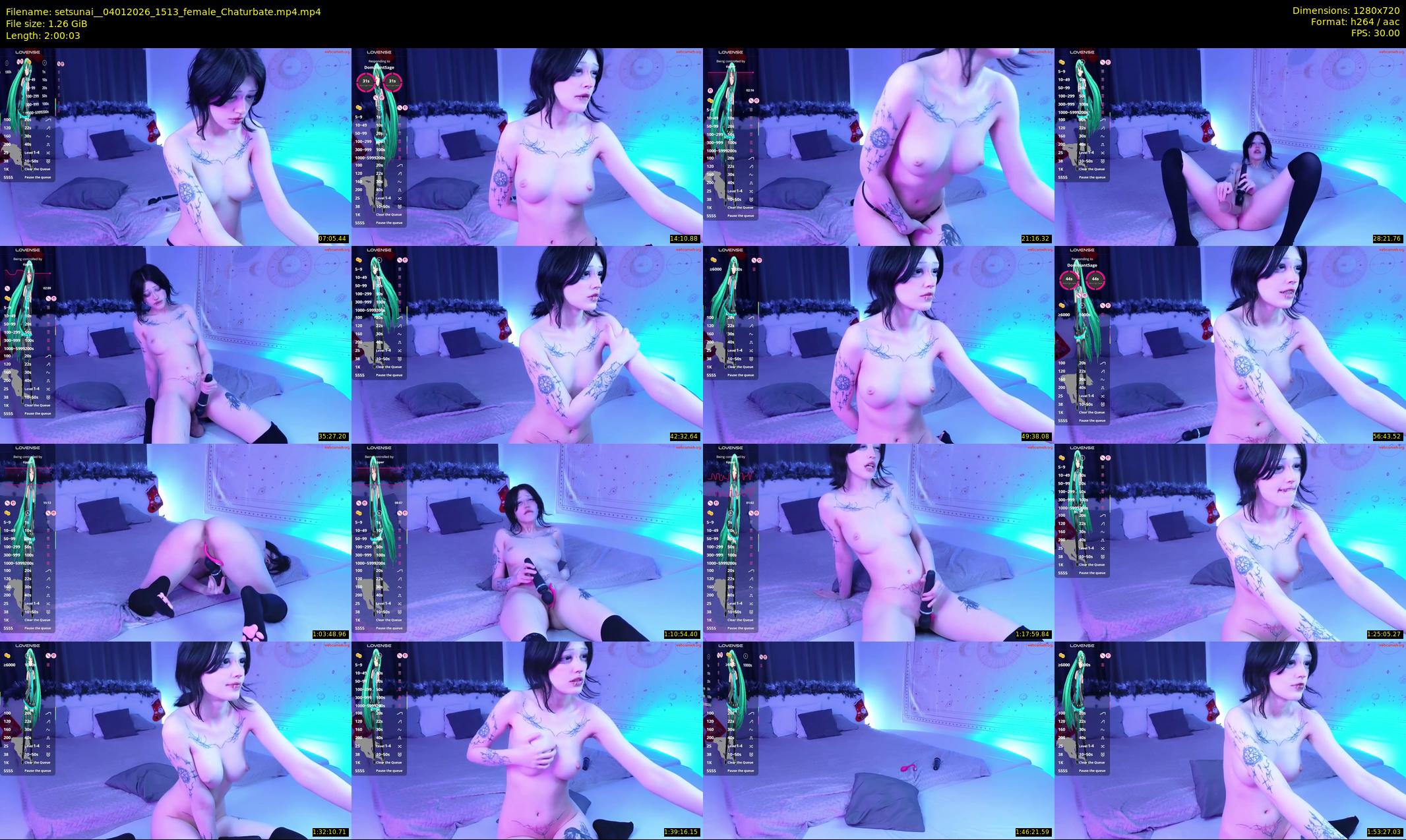 setsunai_ — 121 minute Chaturbate female cam show recording, 720p, Jan 4, 2026