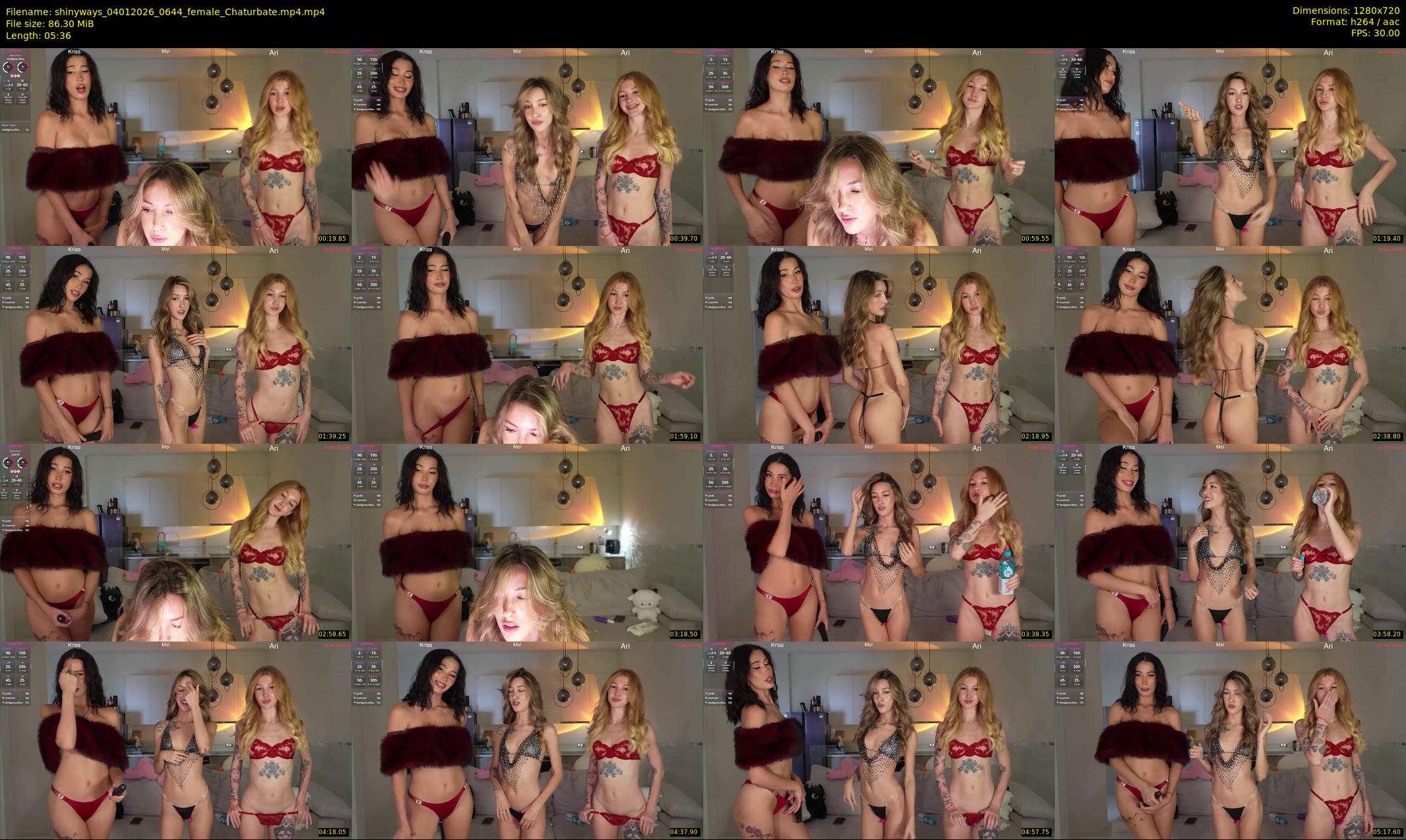 shinyways — 6 minute Chaturbate couple cam show recording, 720p, Jan 4, 2026