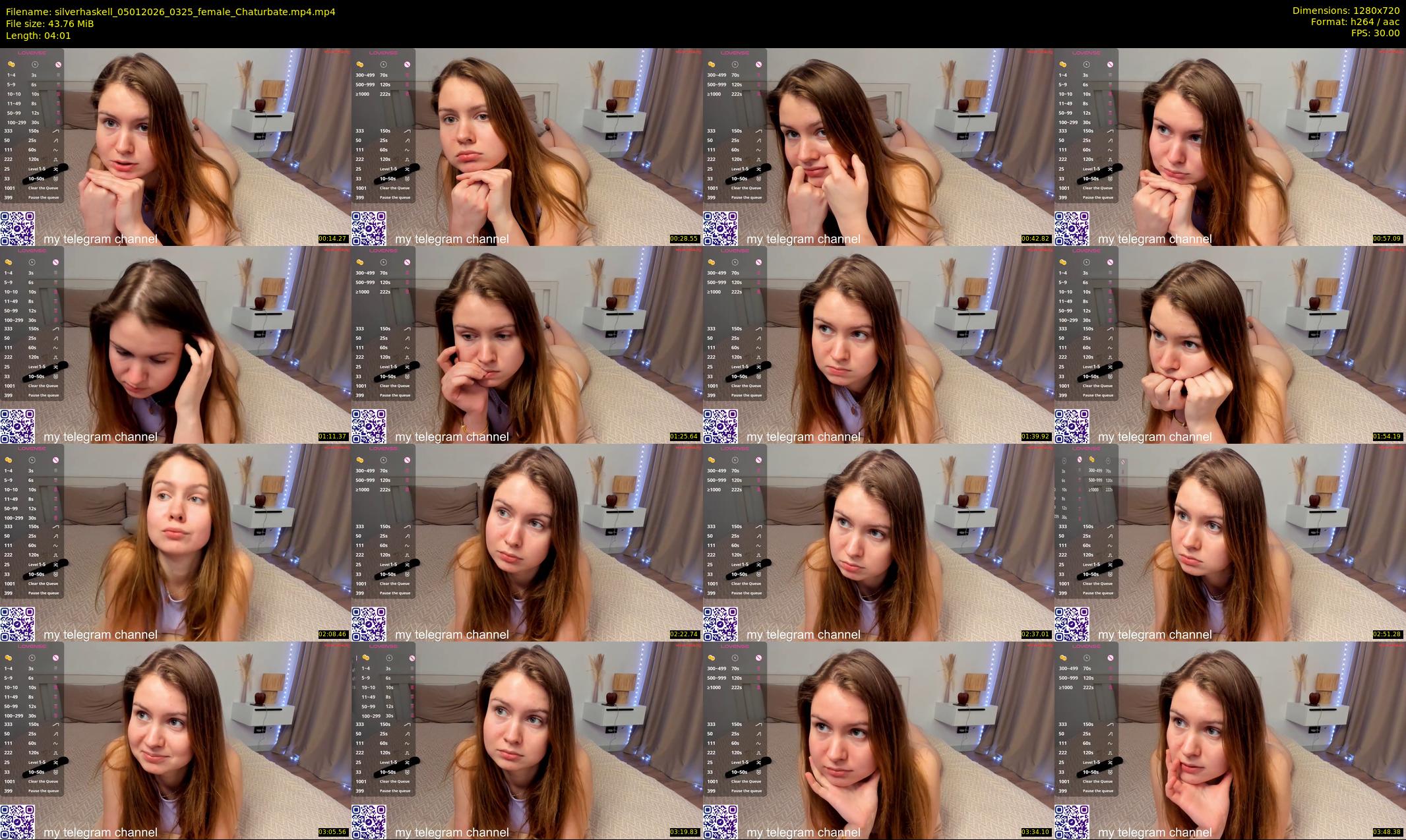 silverhaskell — 5 minute Chaturbate female cam show recording, 720p, Jan 5, 2026