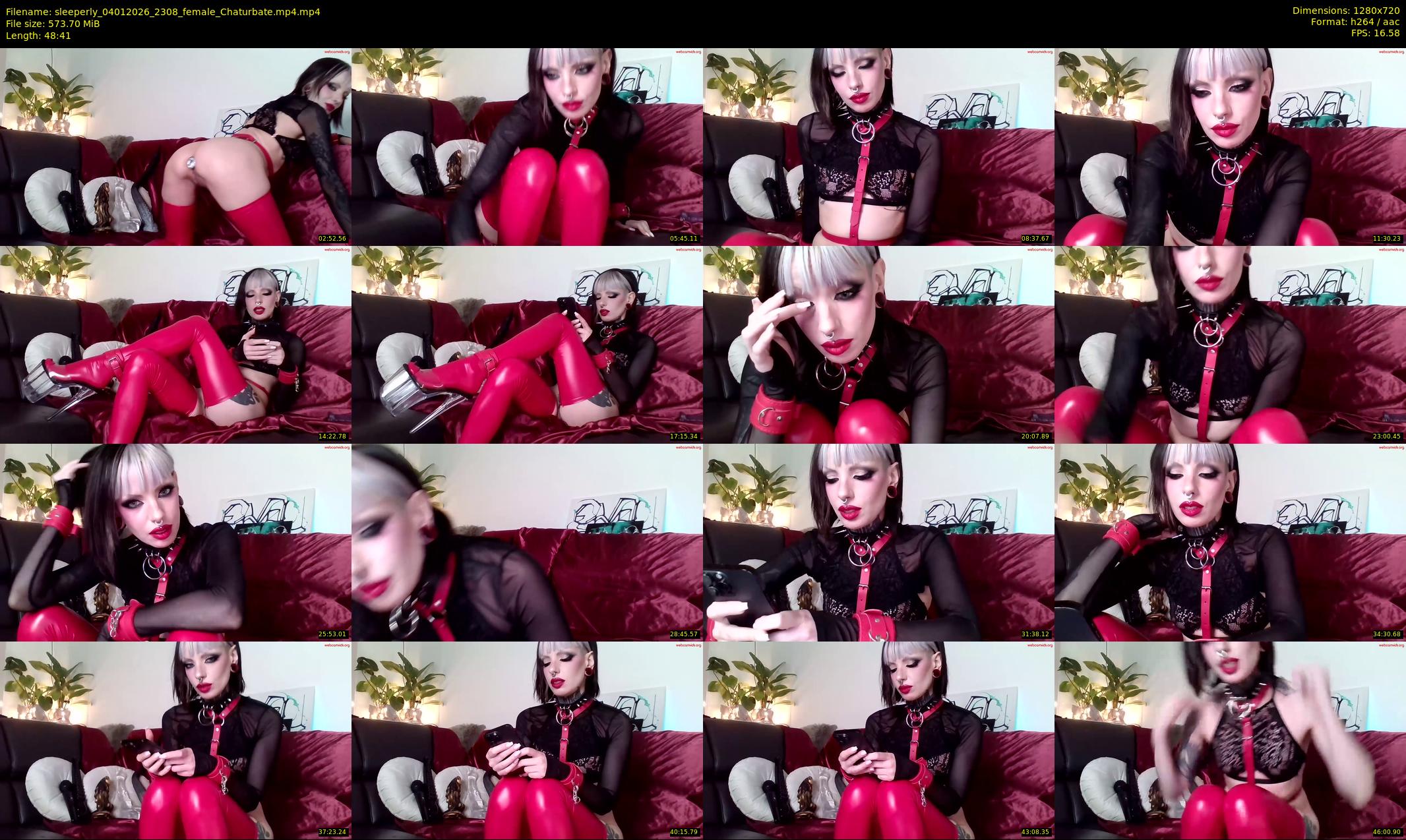 sleeperly — 49 minute Chaturbate female cam show recording, 720p, Jan 4, 2026