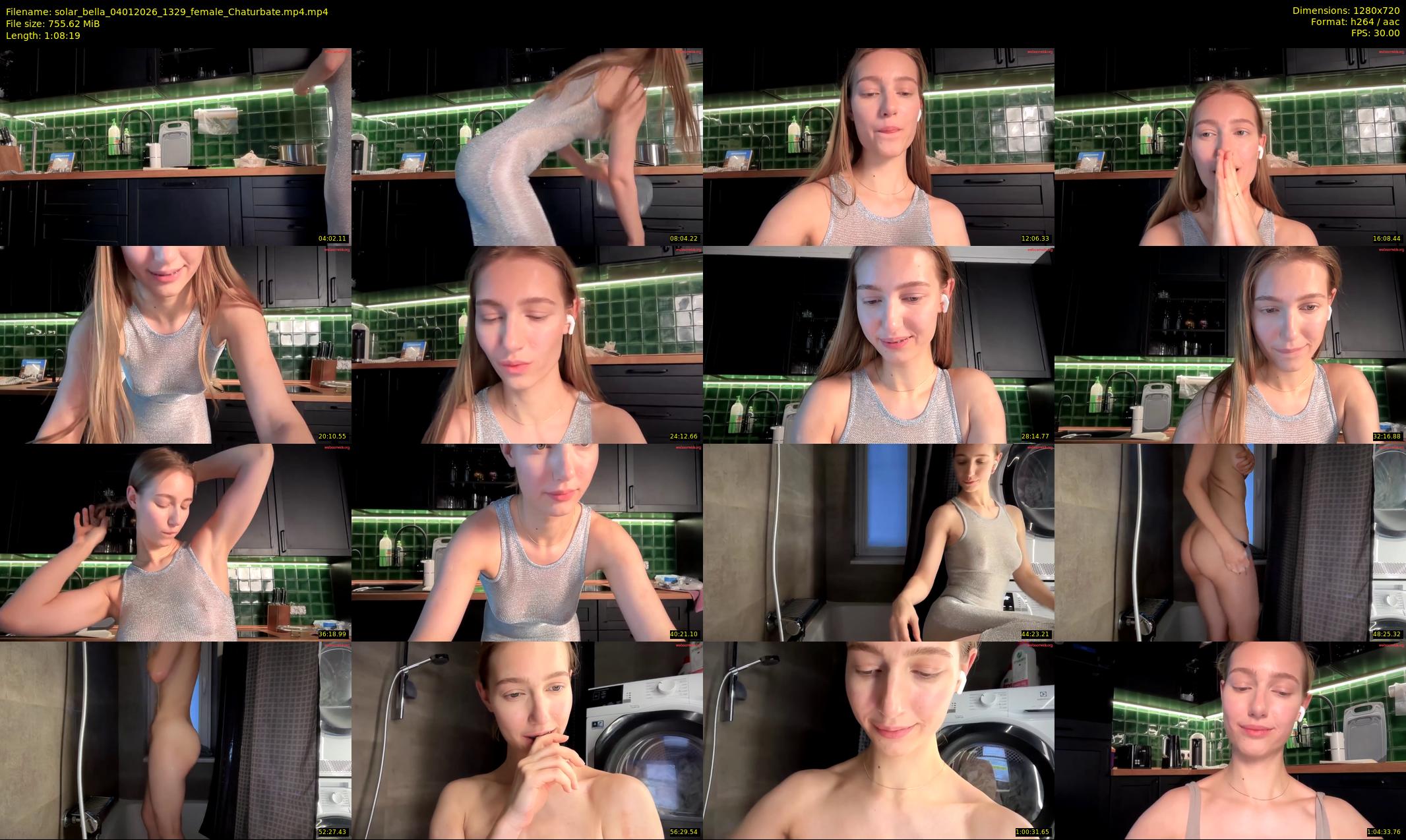 solar_bella — 69 minute Chaturbate female cam show recording, 720p, Jan 4, 2026