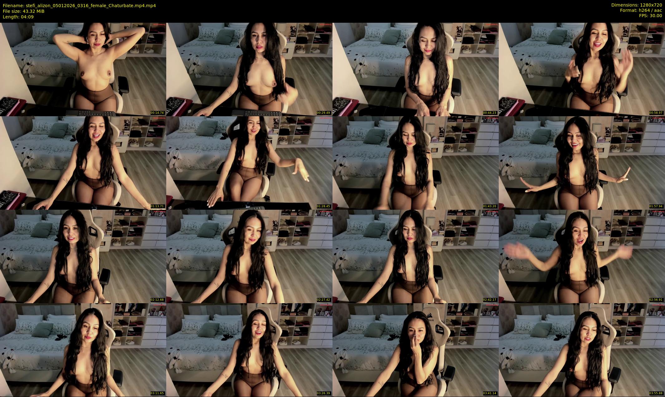stefi_alizon — 5 minute Chaturbate female cam show recording, 720p, Jan 5, 2026