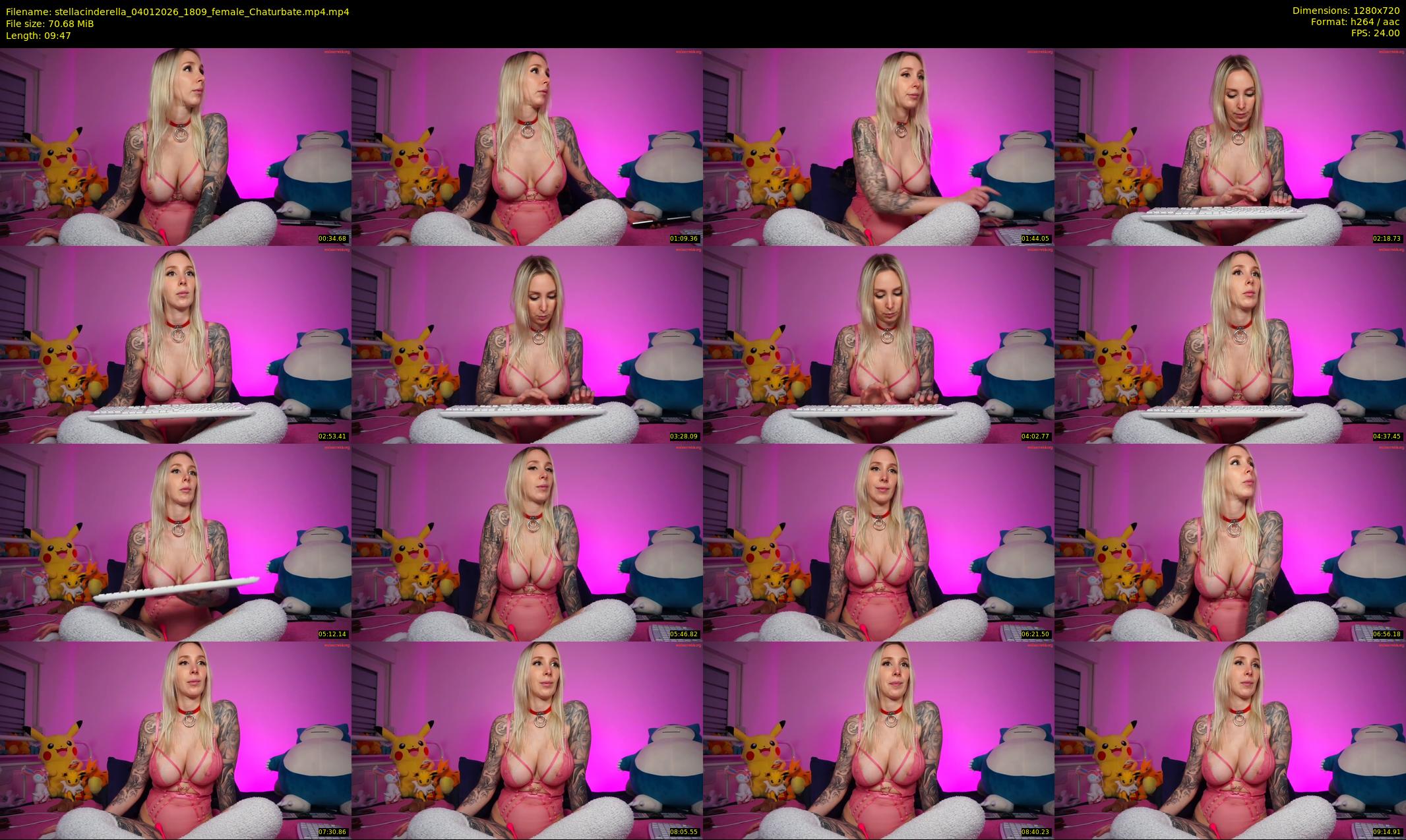 stellacinderella — 10 minute Chaturbate female cam show recording, 720p, Jan 4, 2026